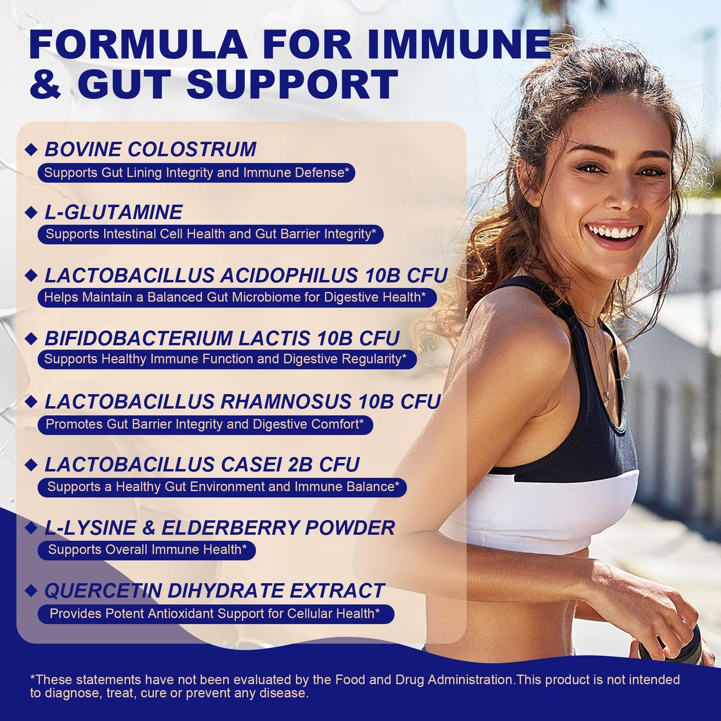 LanranBee Grass-Fed Bovine Colostrum Collagen Powder with Probiotics, Hydrolyzed Collagen Peptides, Sugar Free, 4.5