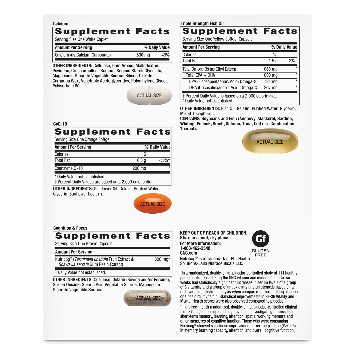 GNC Women's 50 Plus Vitapak Program Tablet, 30 Daily Packs