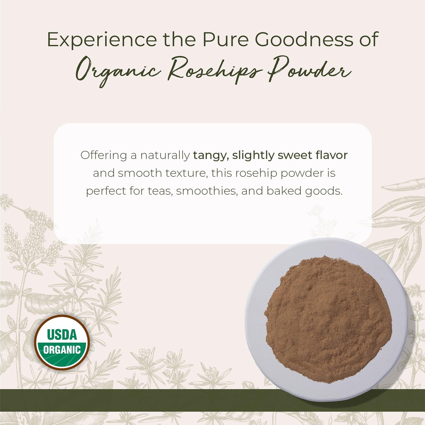 Starwest Botanicals Rosehips Powder Organic Gummy 16