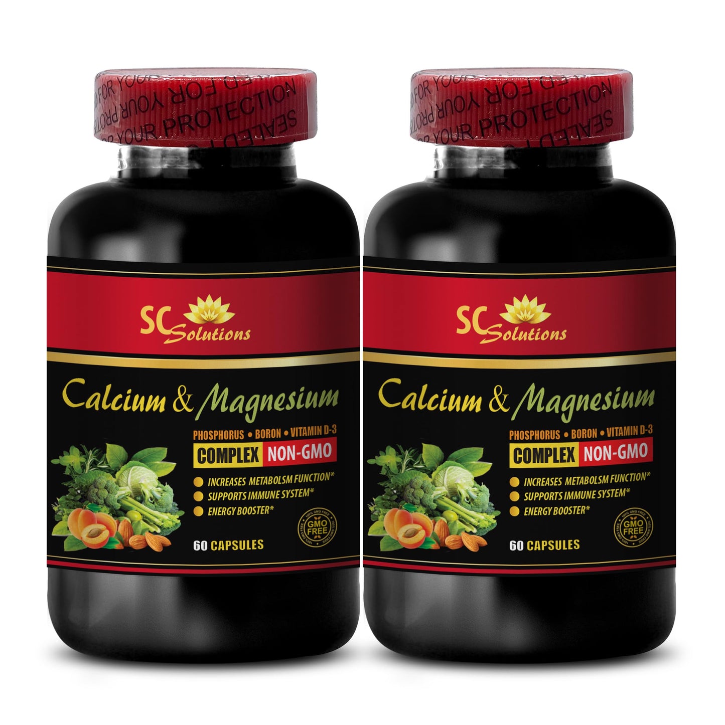 SKIN CARE SOLUTIONS Calcium Magnesium Complex Capsule 120 Capsules