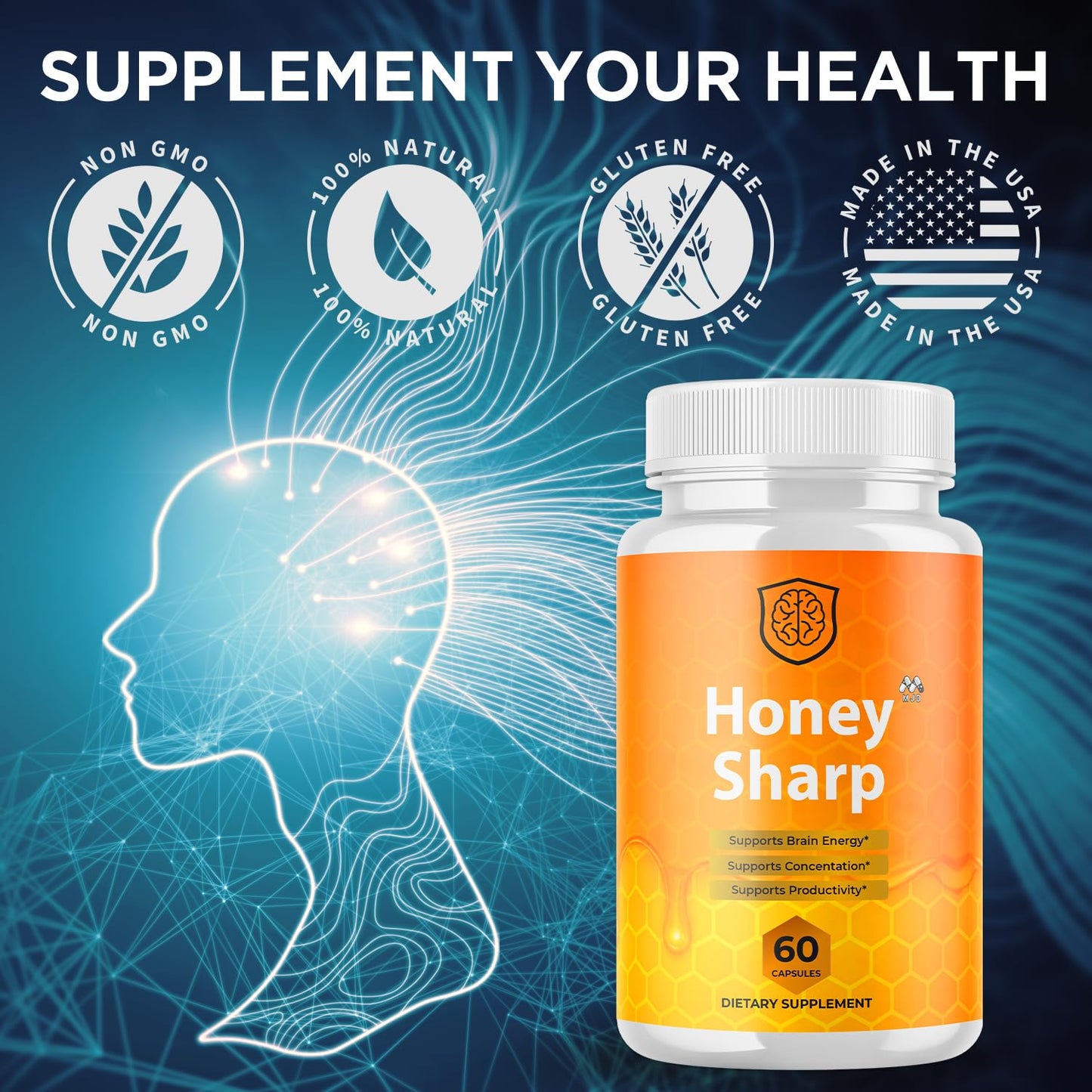 MJO Honey Sharp Capsule 120 Capsules