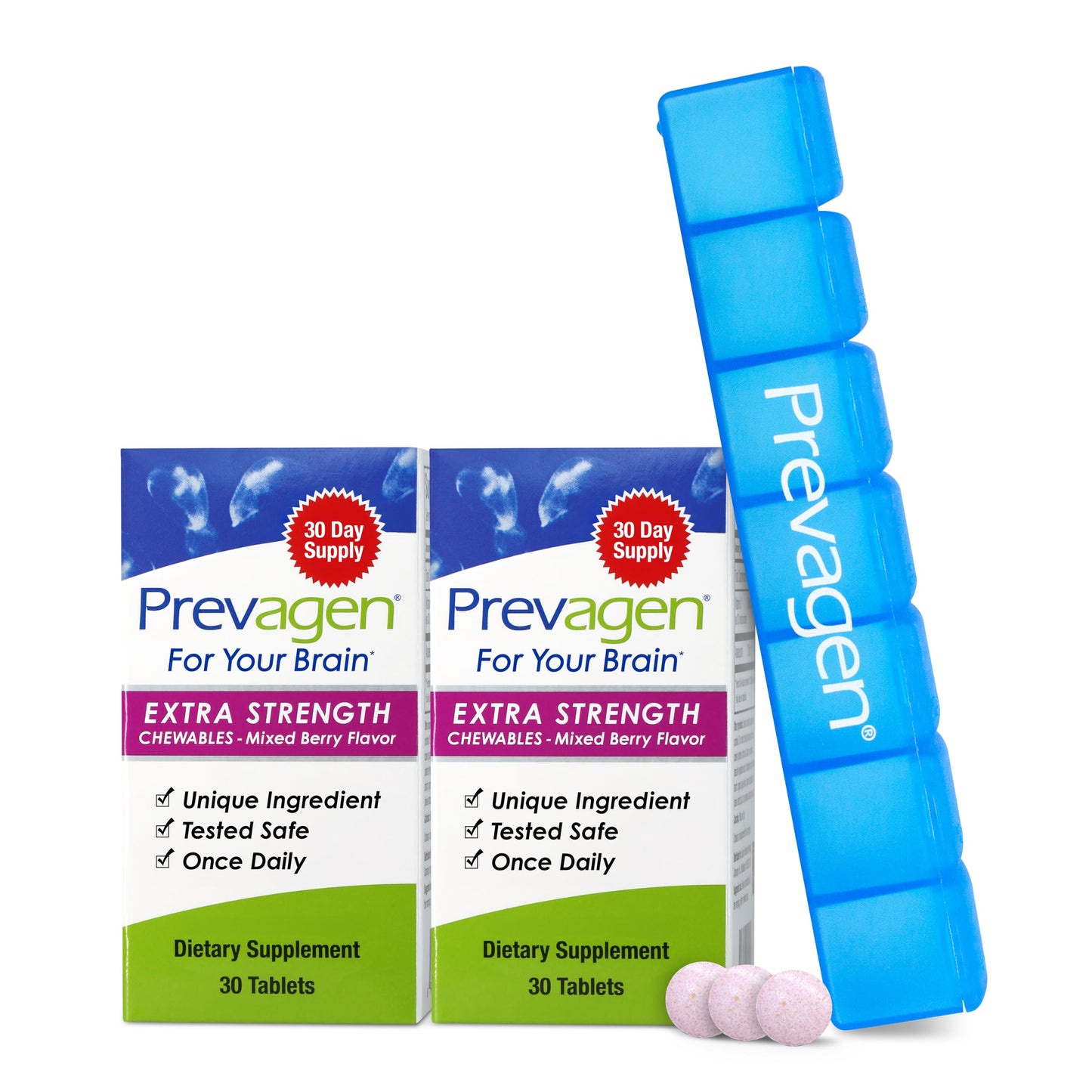 Prevagen Extra Strength Mixed Berry Chews Chewable 60 Count