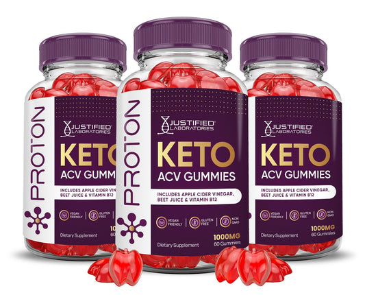 Justified Laboratories Proton Keto ACV 1000 mg 180 Gummies