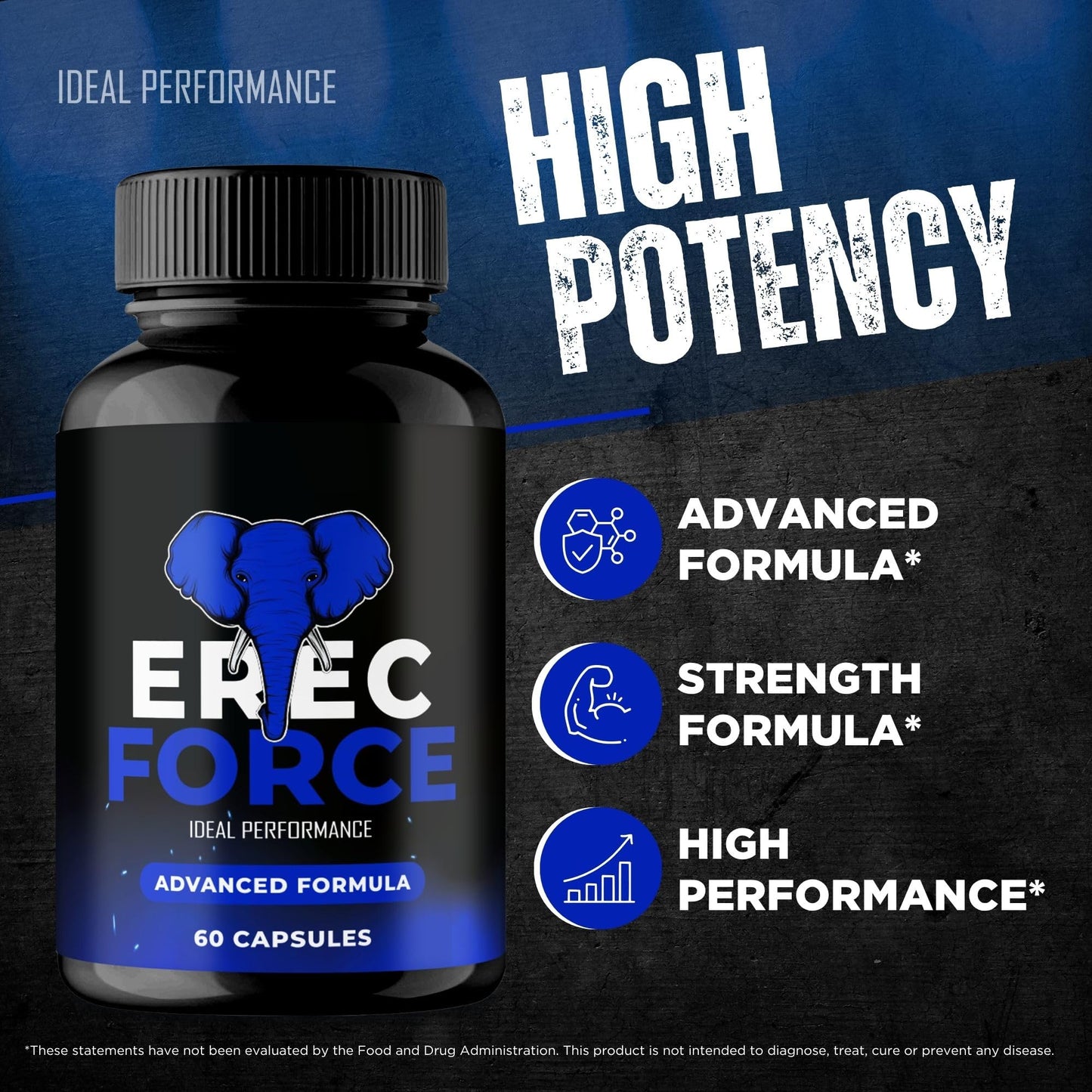 IDEAL PERFORMANCE ErecForce Capsules, 300 Capsules