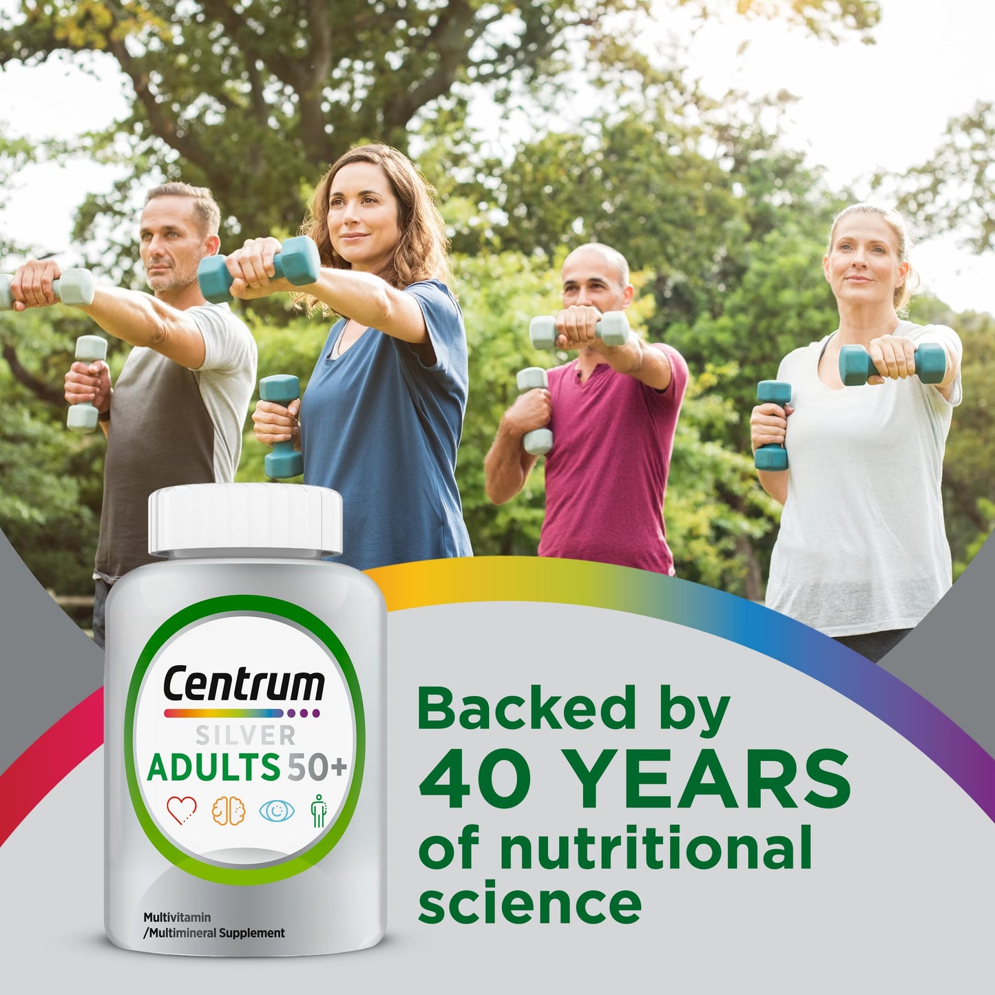 Centrum Silver Multivitamin for Adults 50 Plus Tablet 220 Count