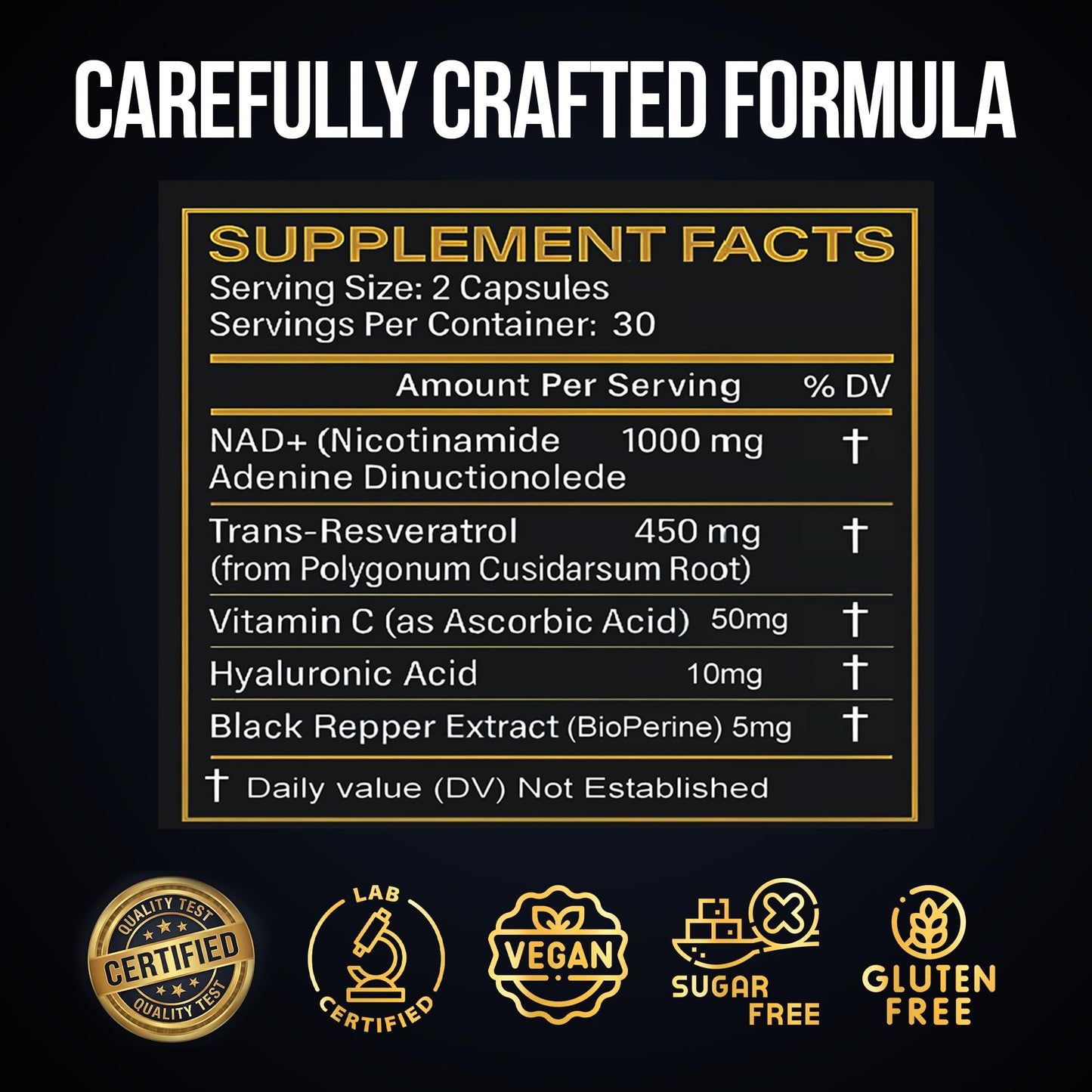 Nutravira Liposomal NAD+ Resveratrol Complex 60 Capsules