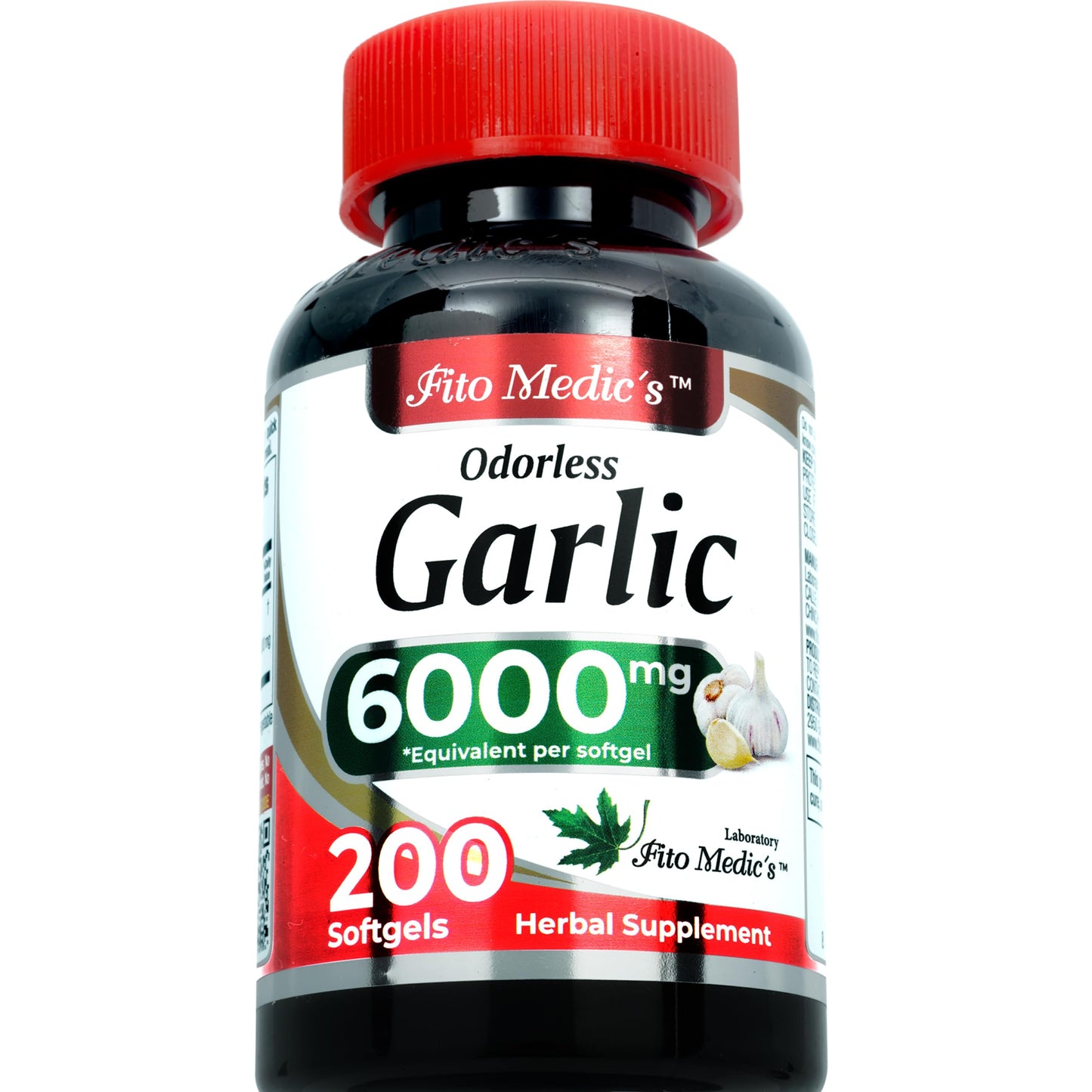 FITO MEDIC'S Garlic Pills Softgels 200 Count