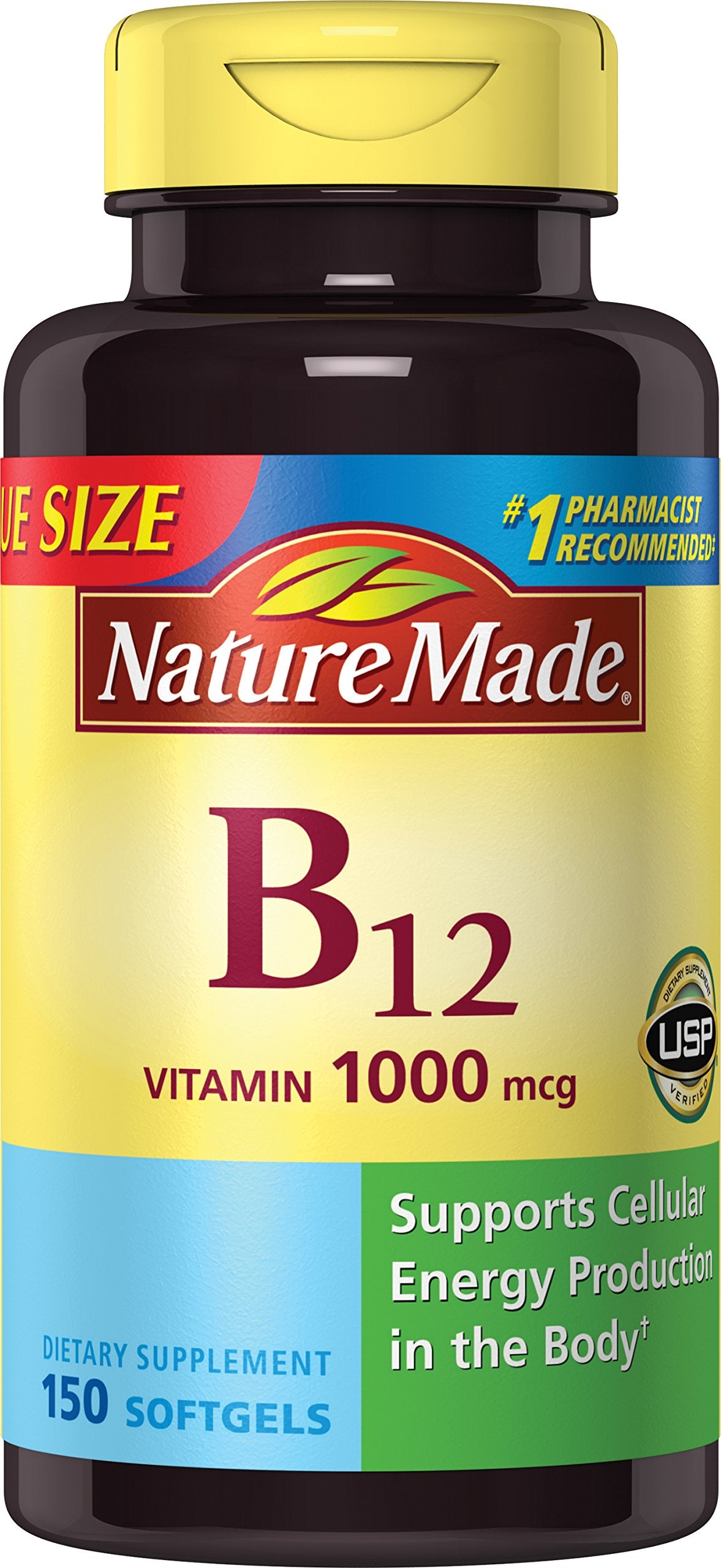 Nature Made Vitamin B12 1000 mcg Softgels 150 Count
