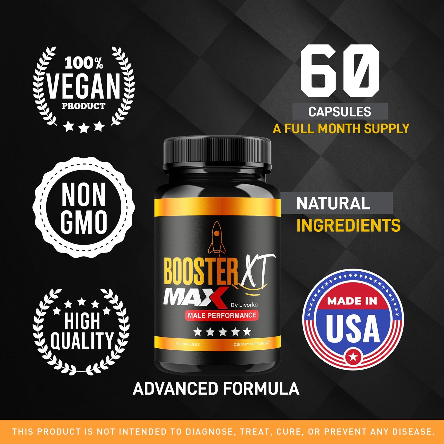 LIVORKA Booster XT Capsule, 60 Capsules