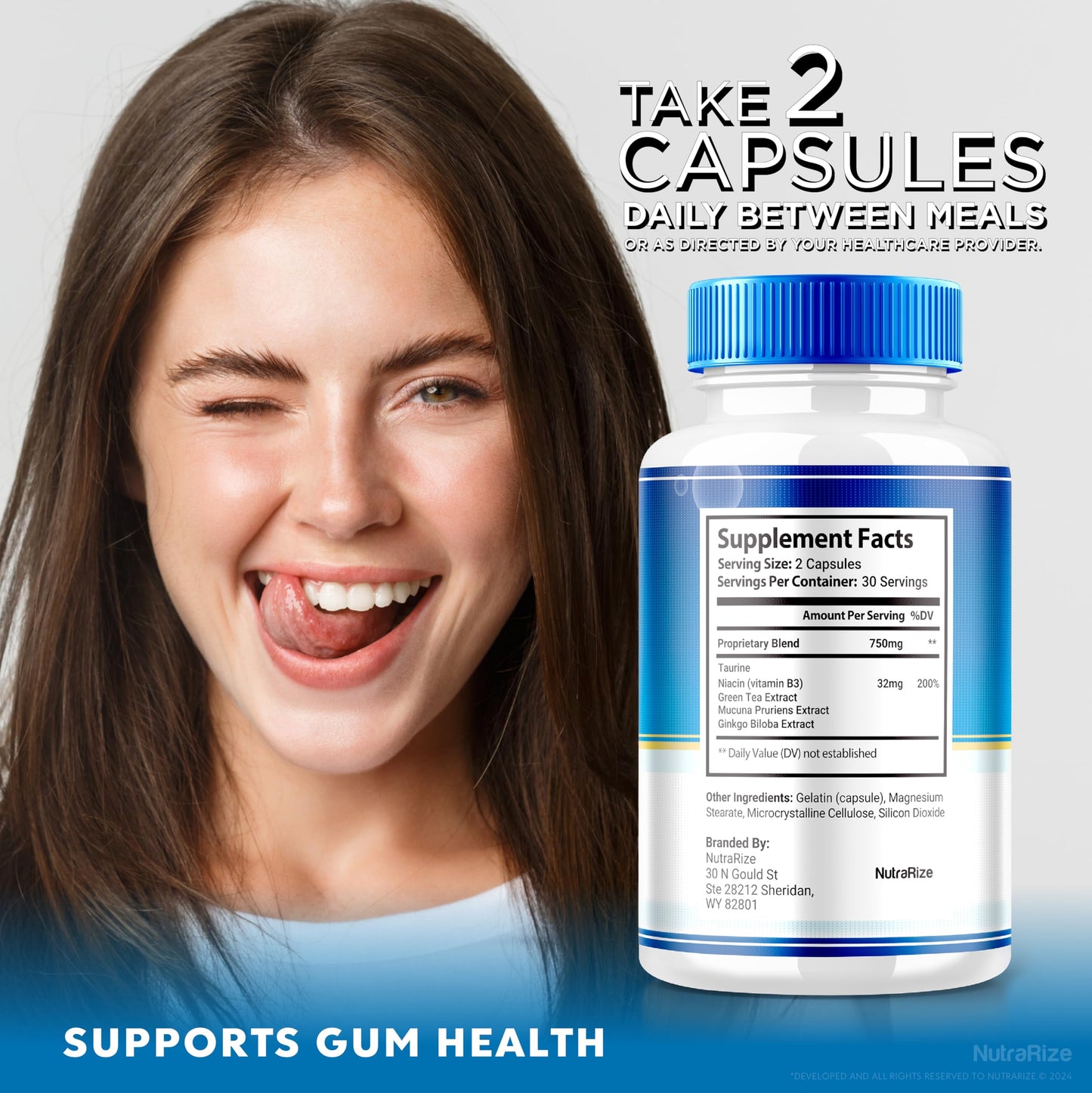 NutraRize Dentaforce Capsules, 300 Capsules