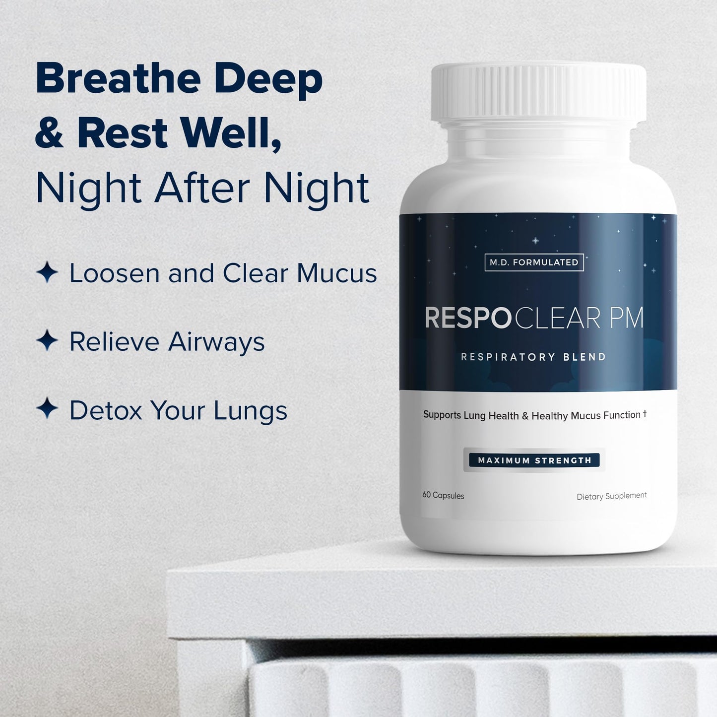 Herbal Tea Therapy RespoClear PM Capsule 60 Count