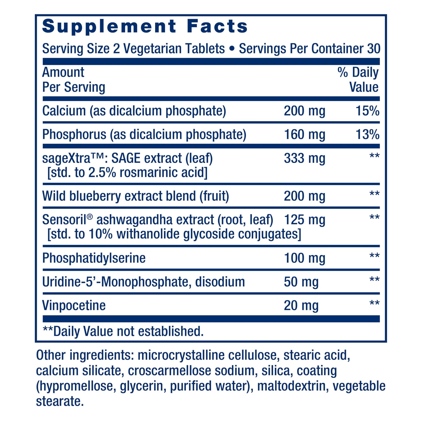 Life Extension Cognitex Elite 60 Tablets