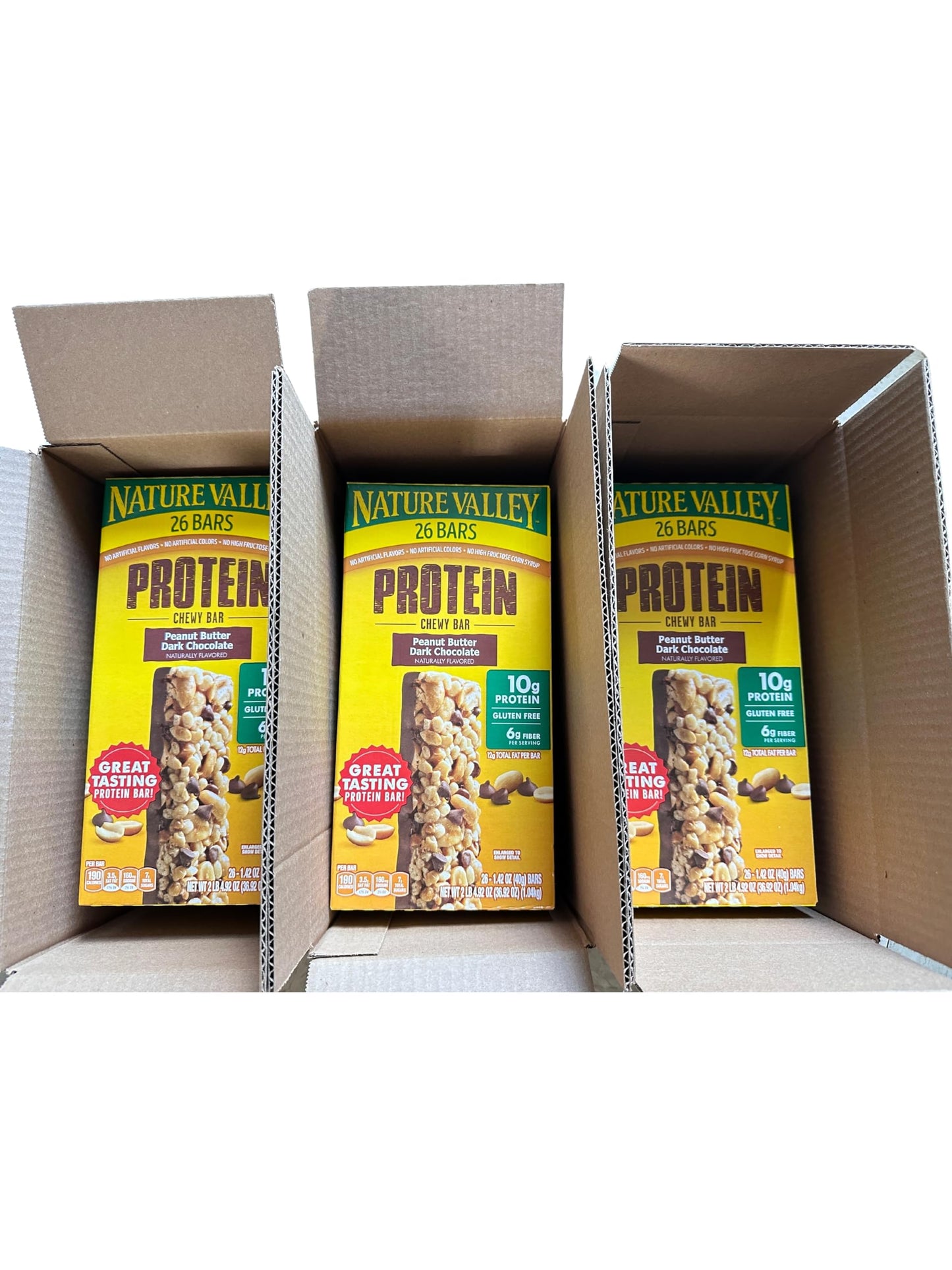 Nature Valley Protein Chewy Bars Peanut Butter Chocolate, 26 ct