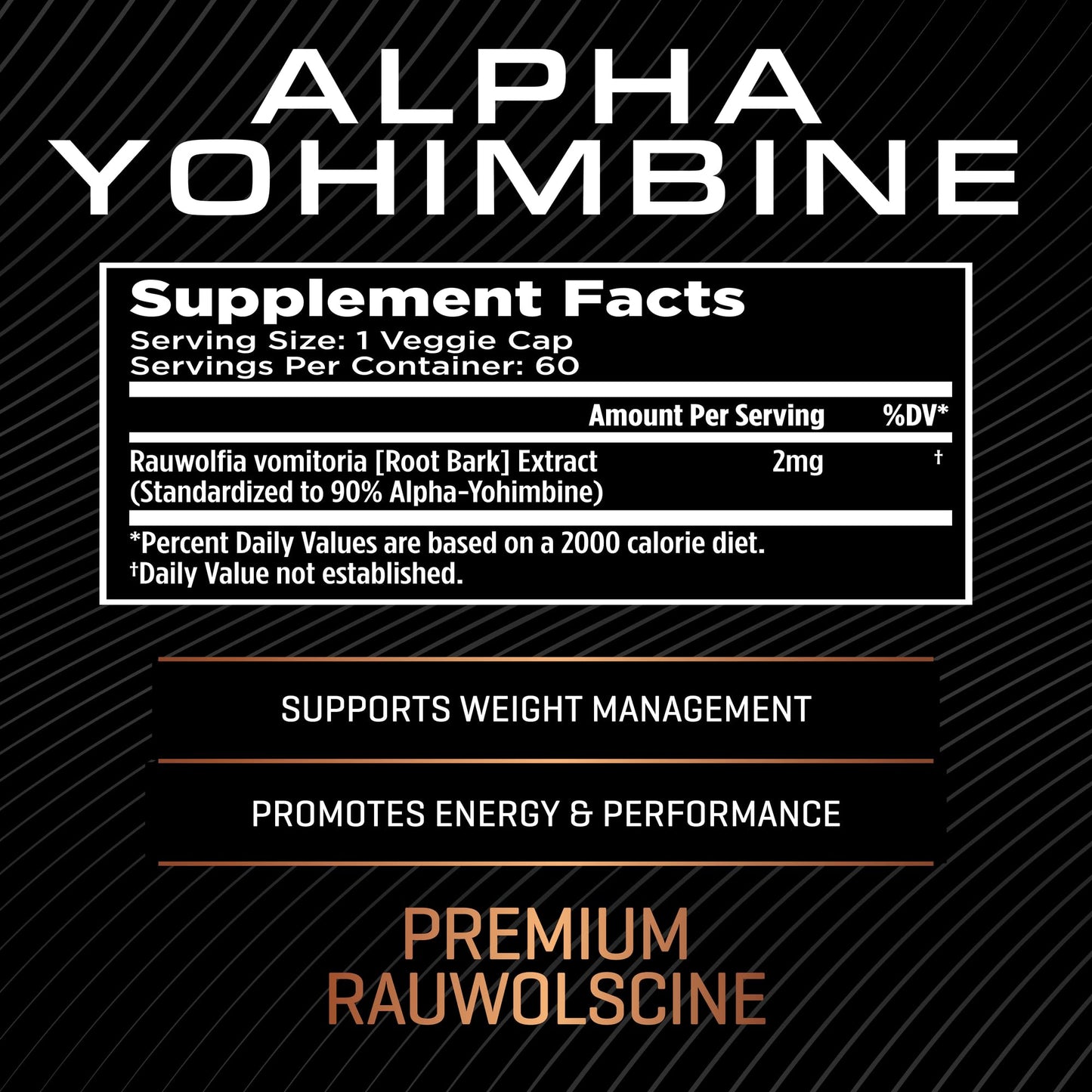 Team Six Supplements Alpha Yohimbine Yohimbe Bark Fat Burner Weight Loss Pills That Work Fast 60 Capsules
