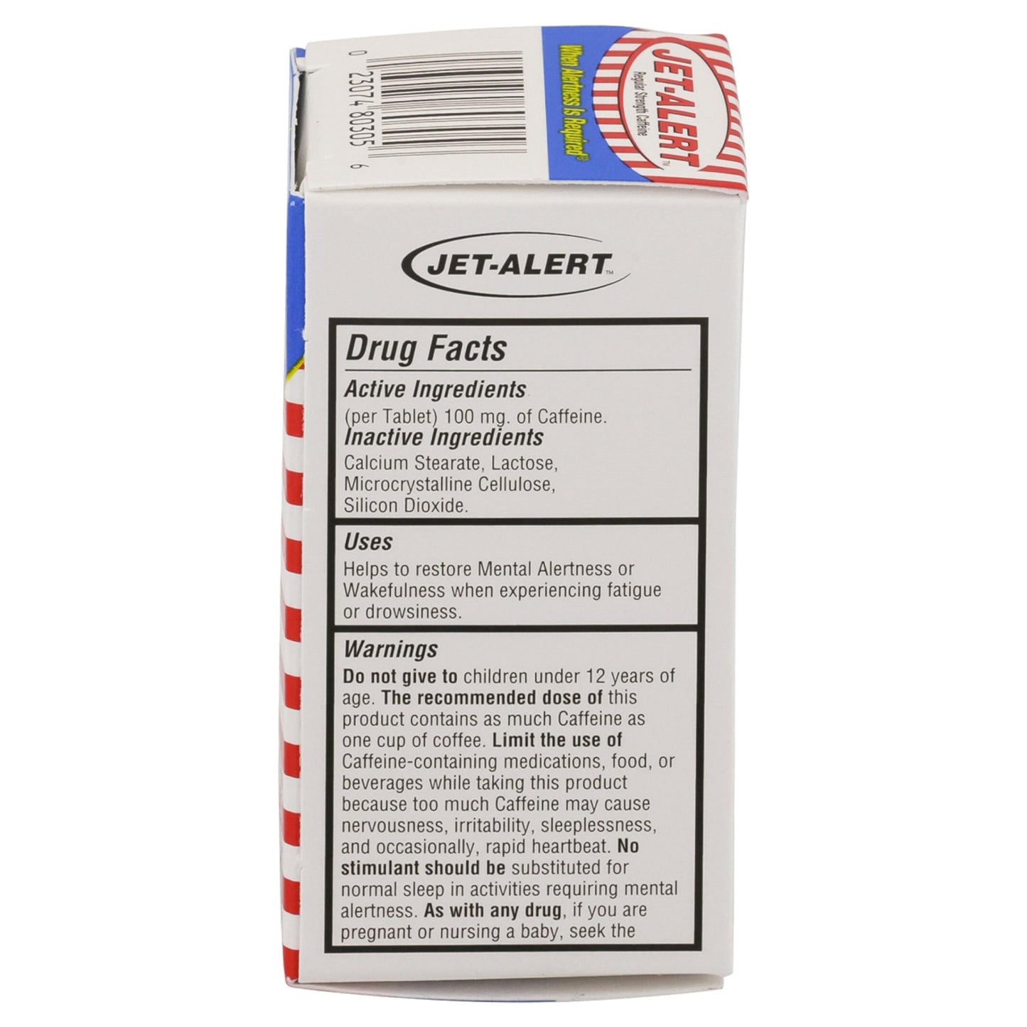 Jet-Alert 100 mg Caffeine Tablets, 1440 Tablets
