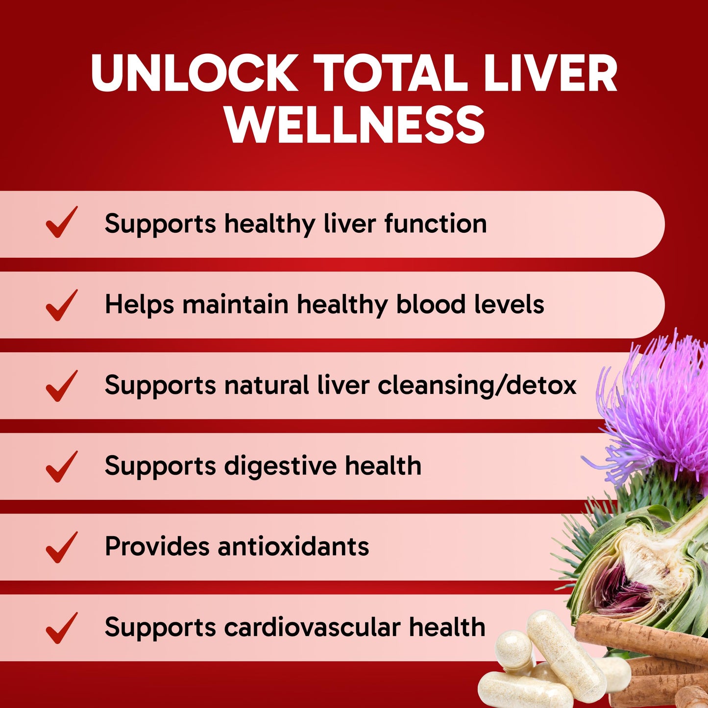 Clinical Effects Liver Support Milk Thistle and Zinc Capsule, 1 Count