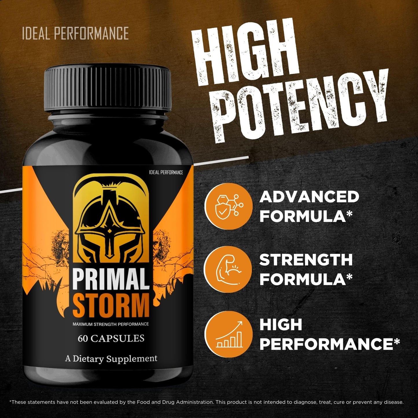 Ideal Performance Primal Storm Capsules 60 Capsules