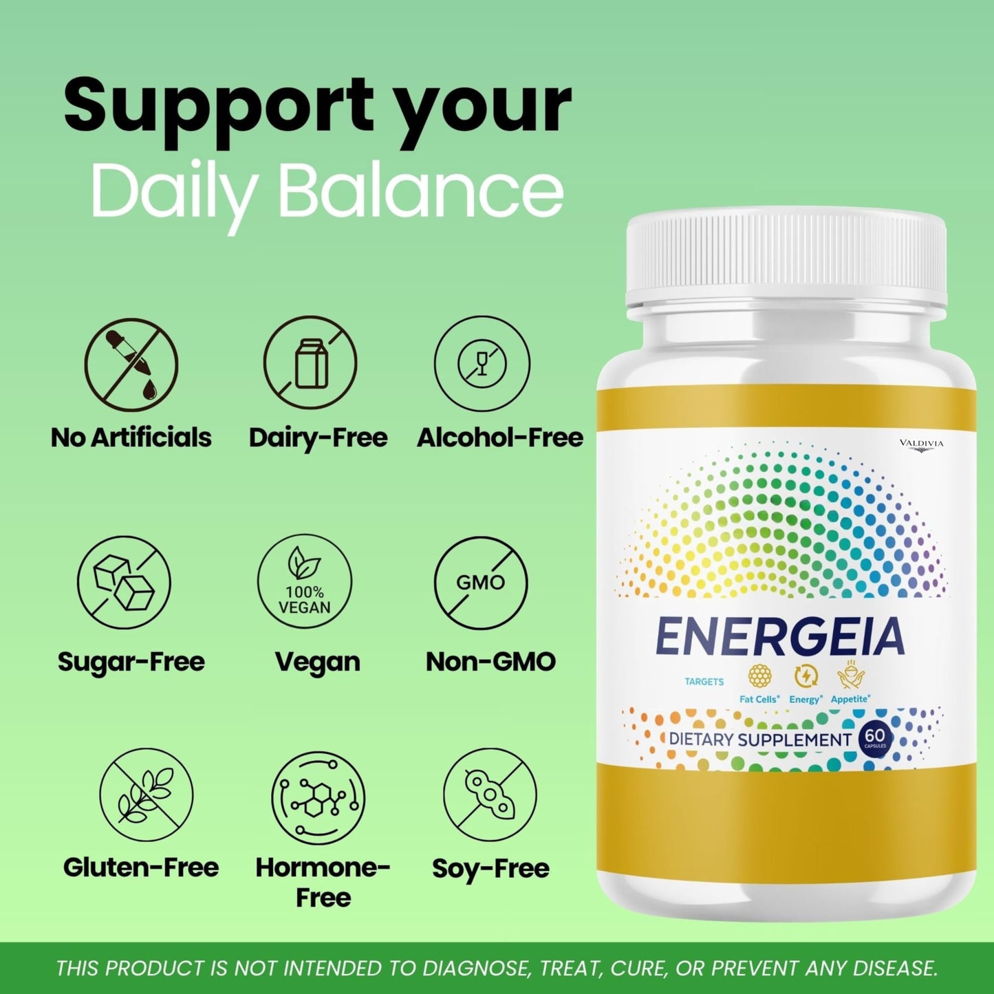 Valdivia Energeia Capsule, 180 Capsules