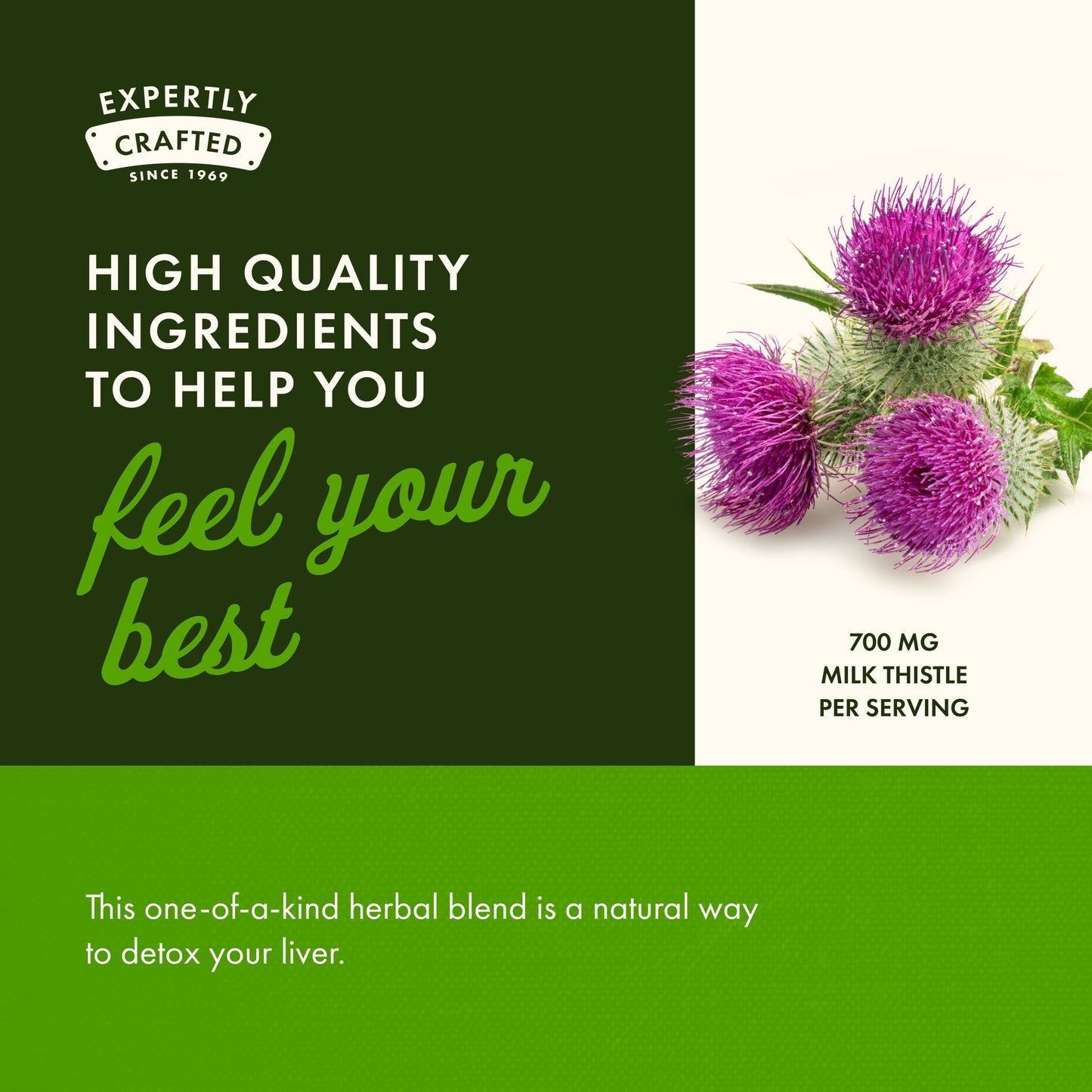 Swanson Milk Thistle, Dandelion & Yellow Dock Herbal Liver Support Supplement VEGAN CAPSULES 240