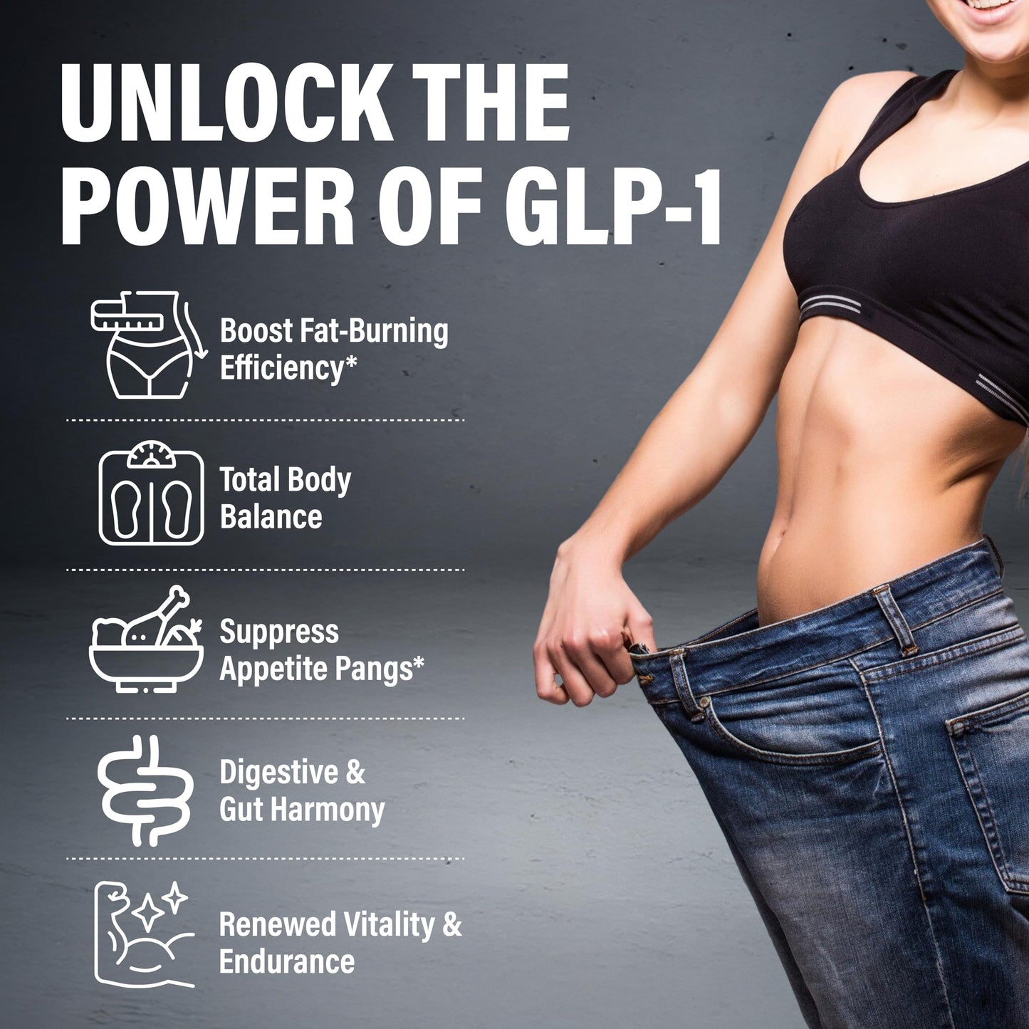 NANOWELL GLP-1 Supplement Support Capsules, 60 Count