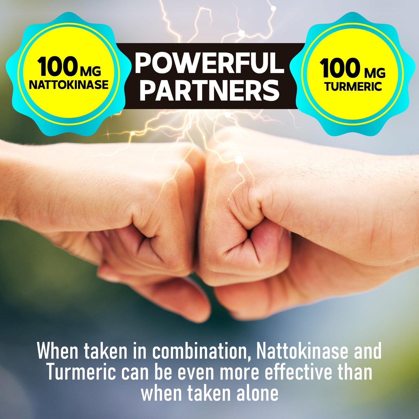 DEDICAD 4-in-1 Nattokinase 2000 FU, Turmeric, Bromelain, Serrapeptase Capsules 240 Count