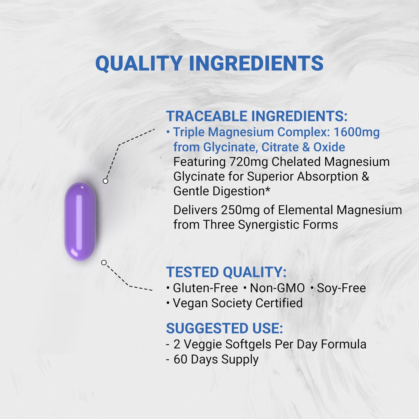 Naturalis Vegan Triple Magnesium Complex Softgels 120