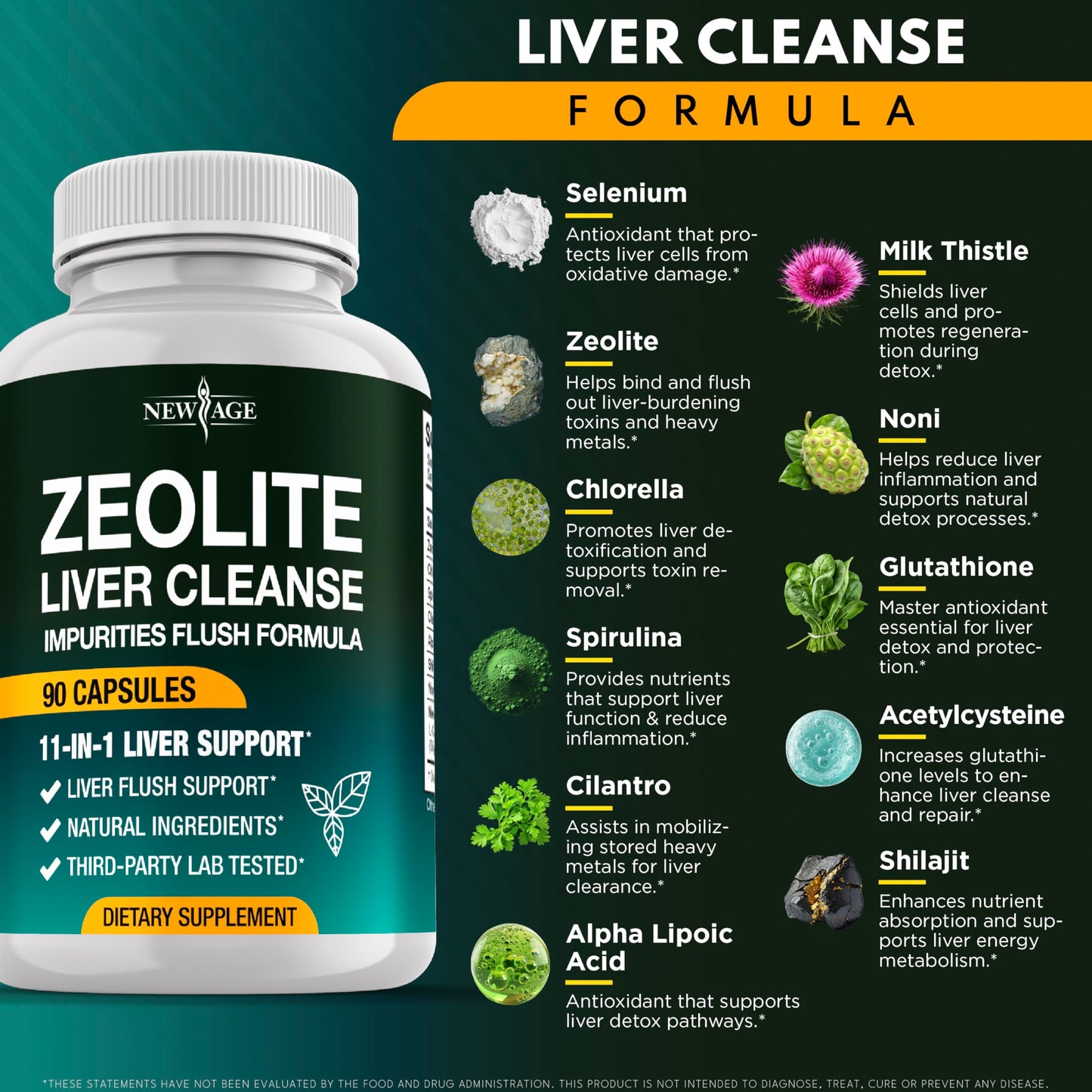 NEW AGE Liver Cleanse & Repair Capsule, 270 Count