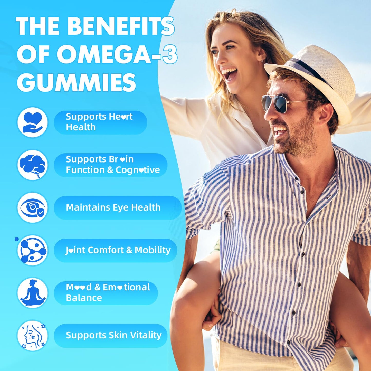 SoftBear Omega-3 Gummies 60 Count