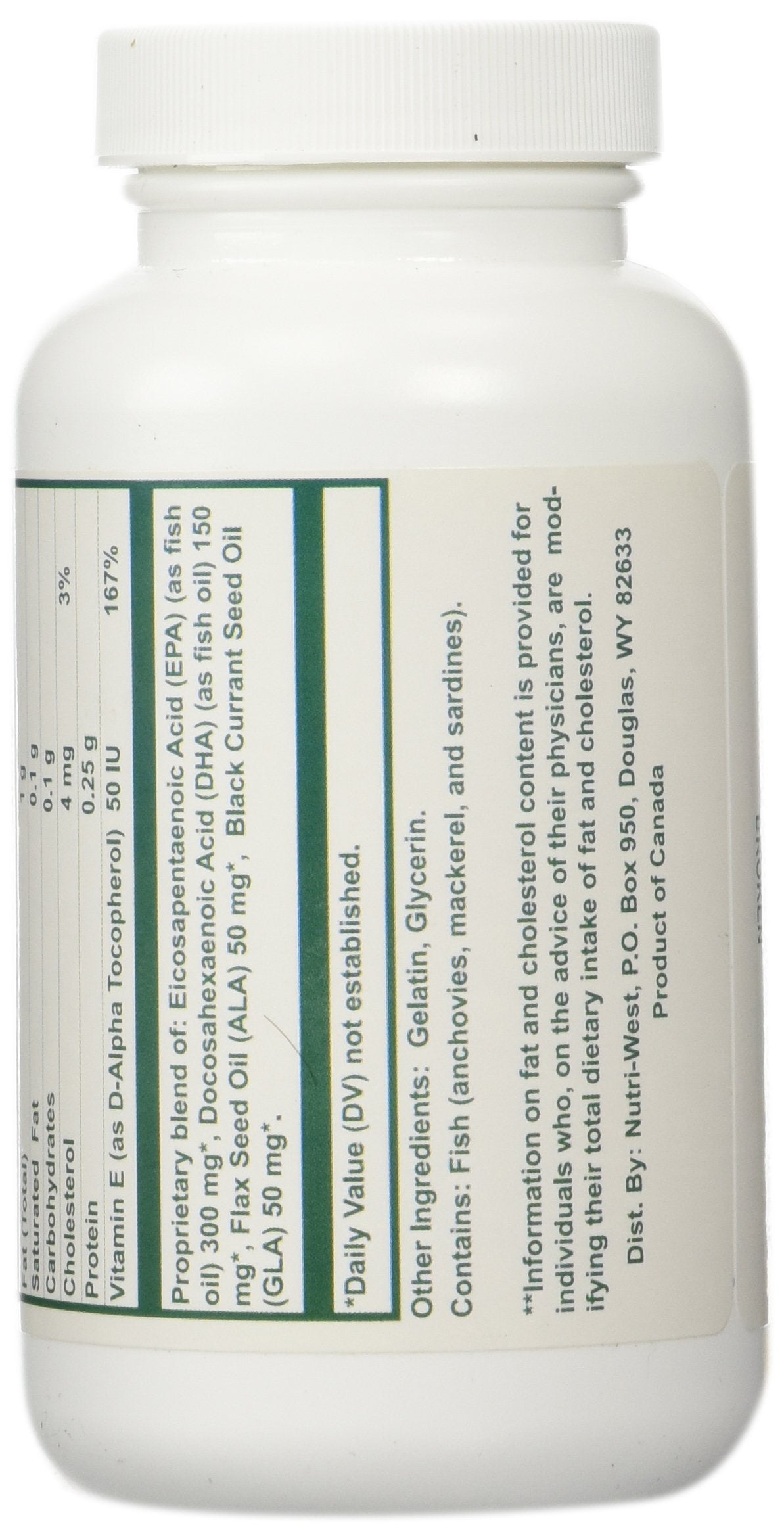 Nutri-West Complete Omega-3 Essentials 2:1-90 Capsules 90 Count