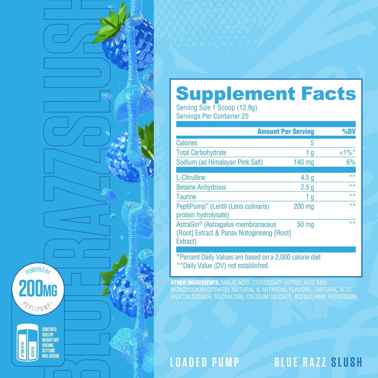 RYSE Up Supplements Ryse Loaded Pump Pre Workout Powder 11.3 oz