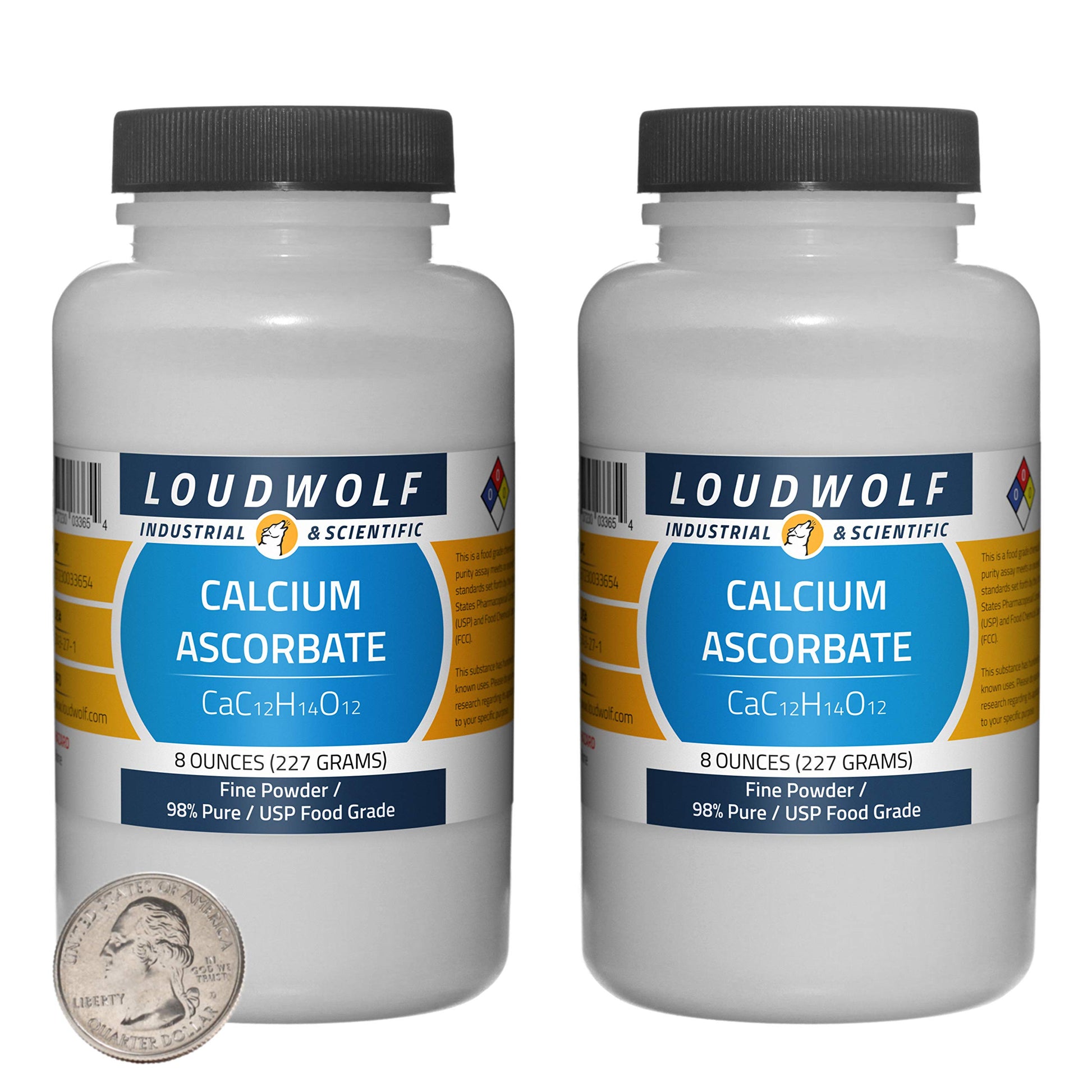 Loudwolf Calcium Ascorbate Powder 16 Ounces