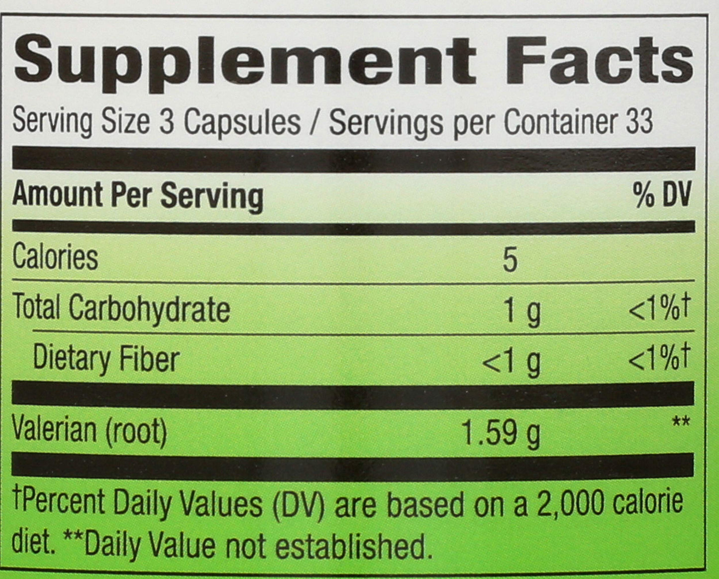 Nature's Way Valerian Root Capsule, 100 Capsules