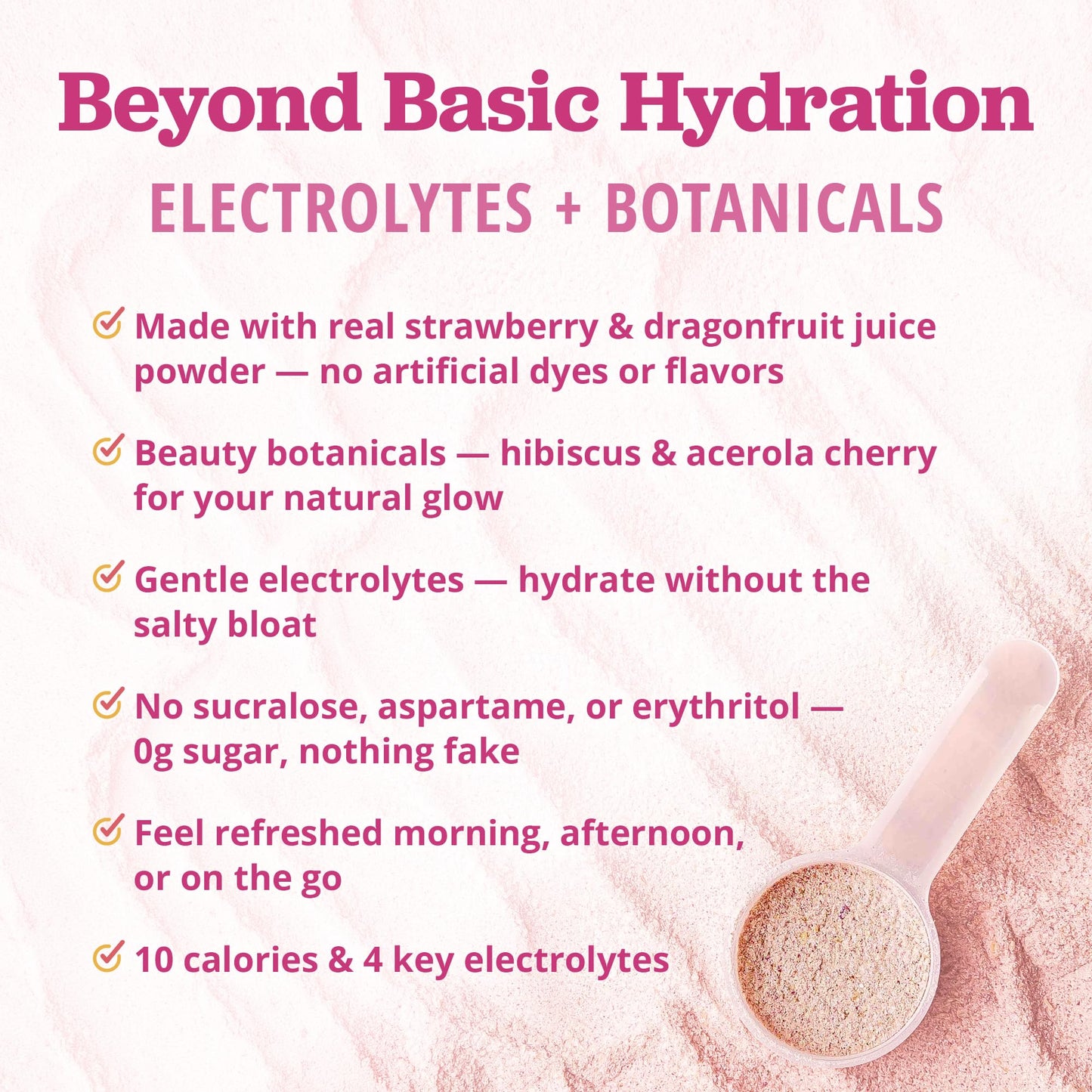 All About Juicing PuriVibe Hydration Lemonade Electrolyte Strawberry Dragonfruit Powder 4.1 oz