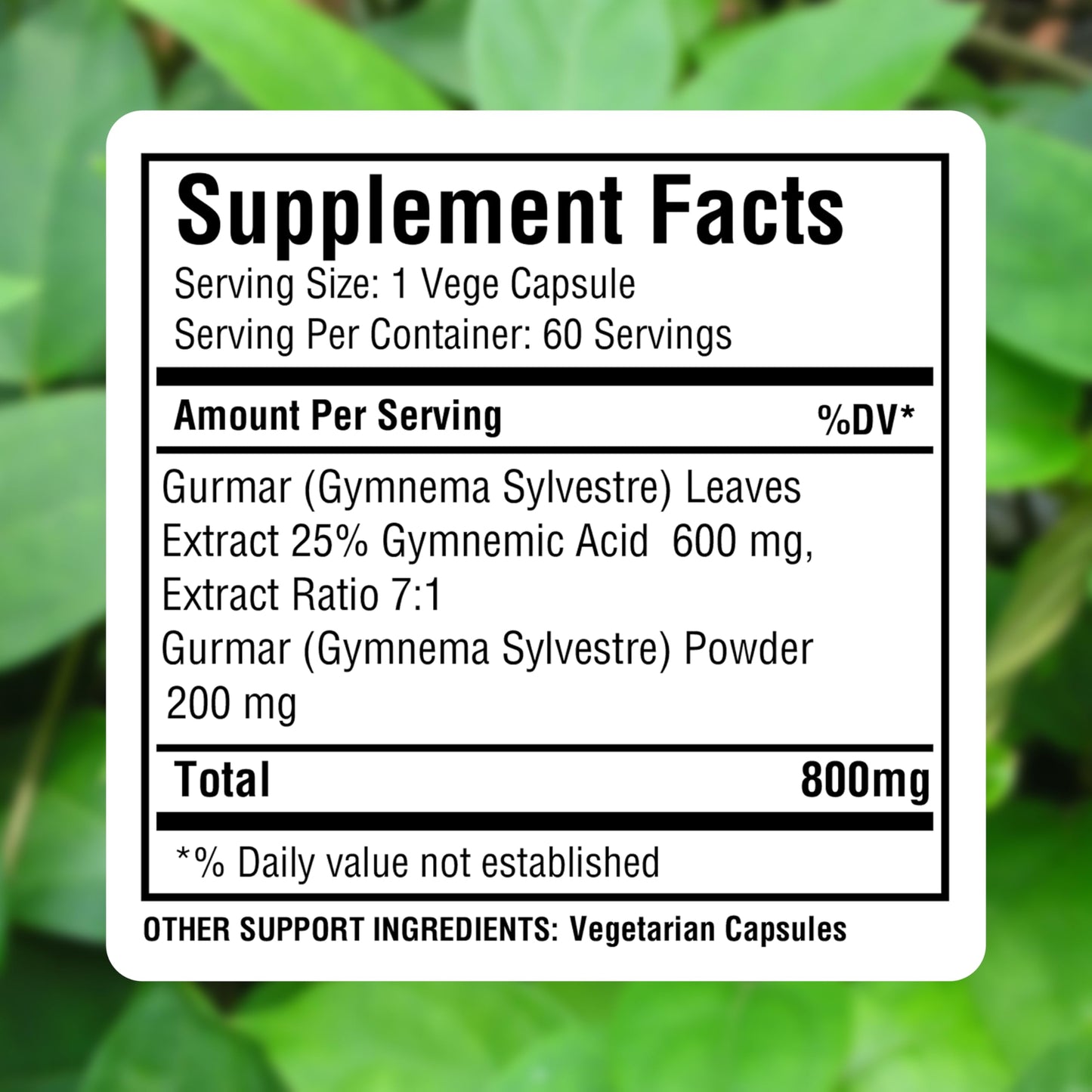 Herbsforever Gurmar Capsules 60 Capsules