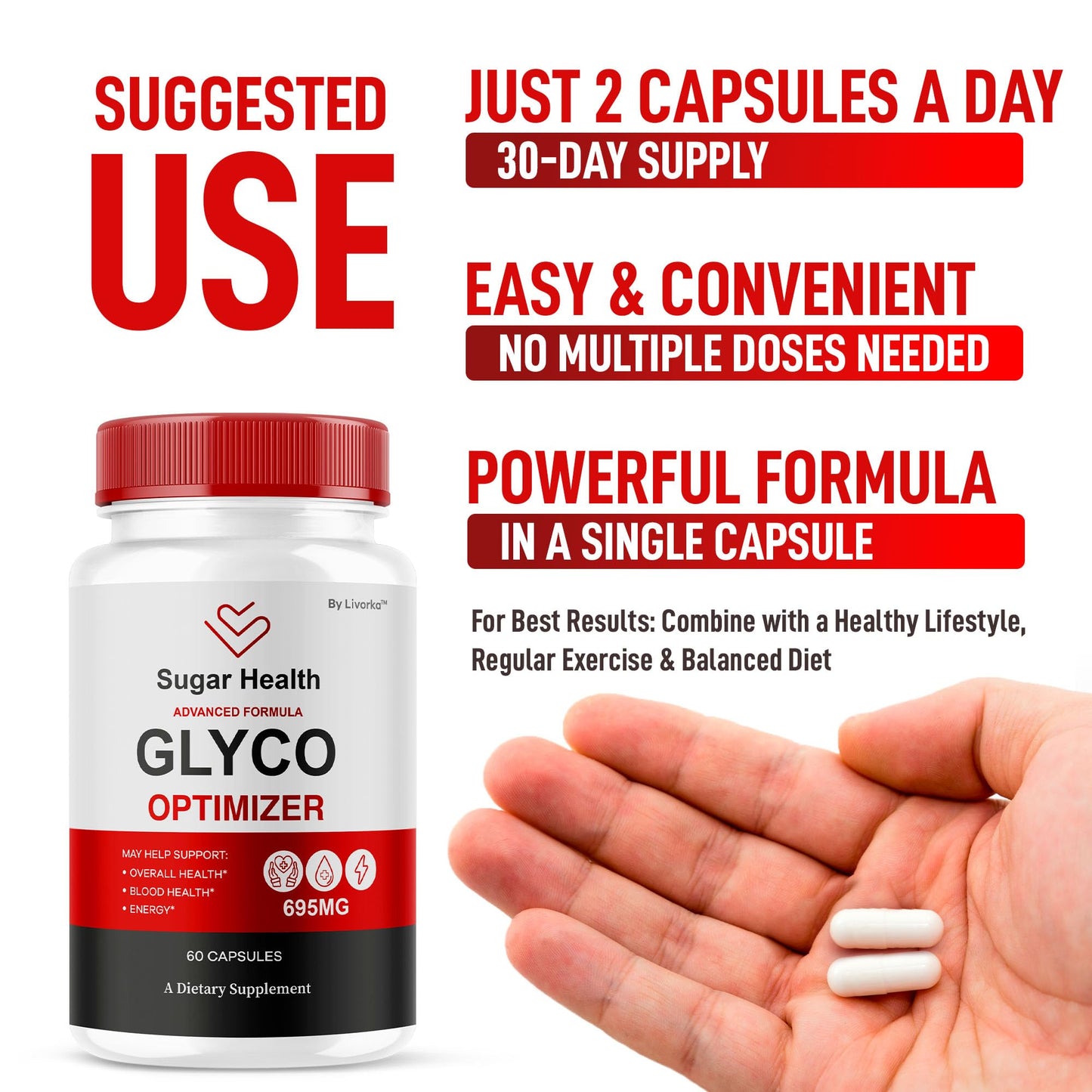 PureFight4U SugarHealth Glyco Optimizer Capsule, 60 Count