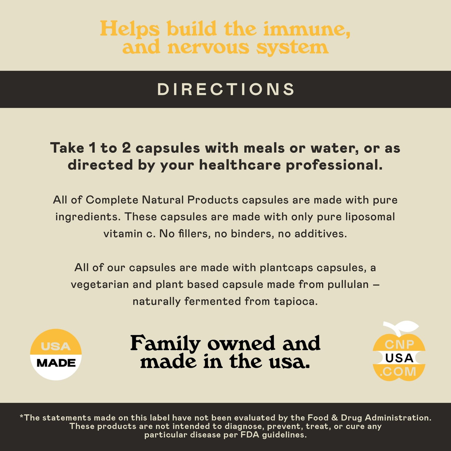 Complete Natural Products Vitamin C Powder 100 Count