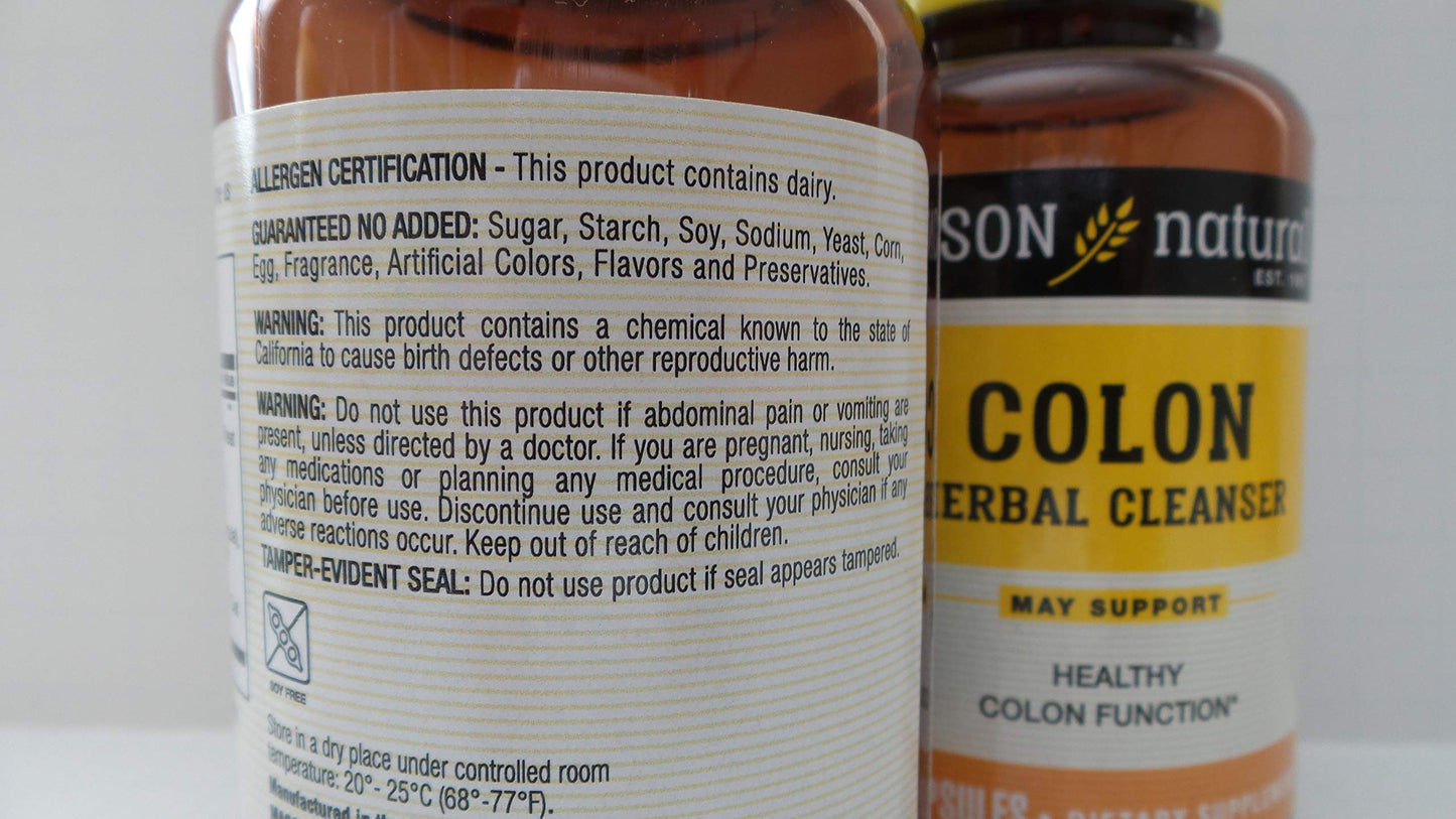 Mason Natural Colon Herbal Cleanser Capsule 200