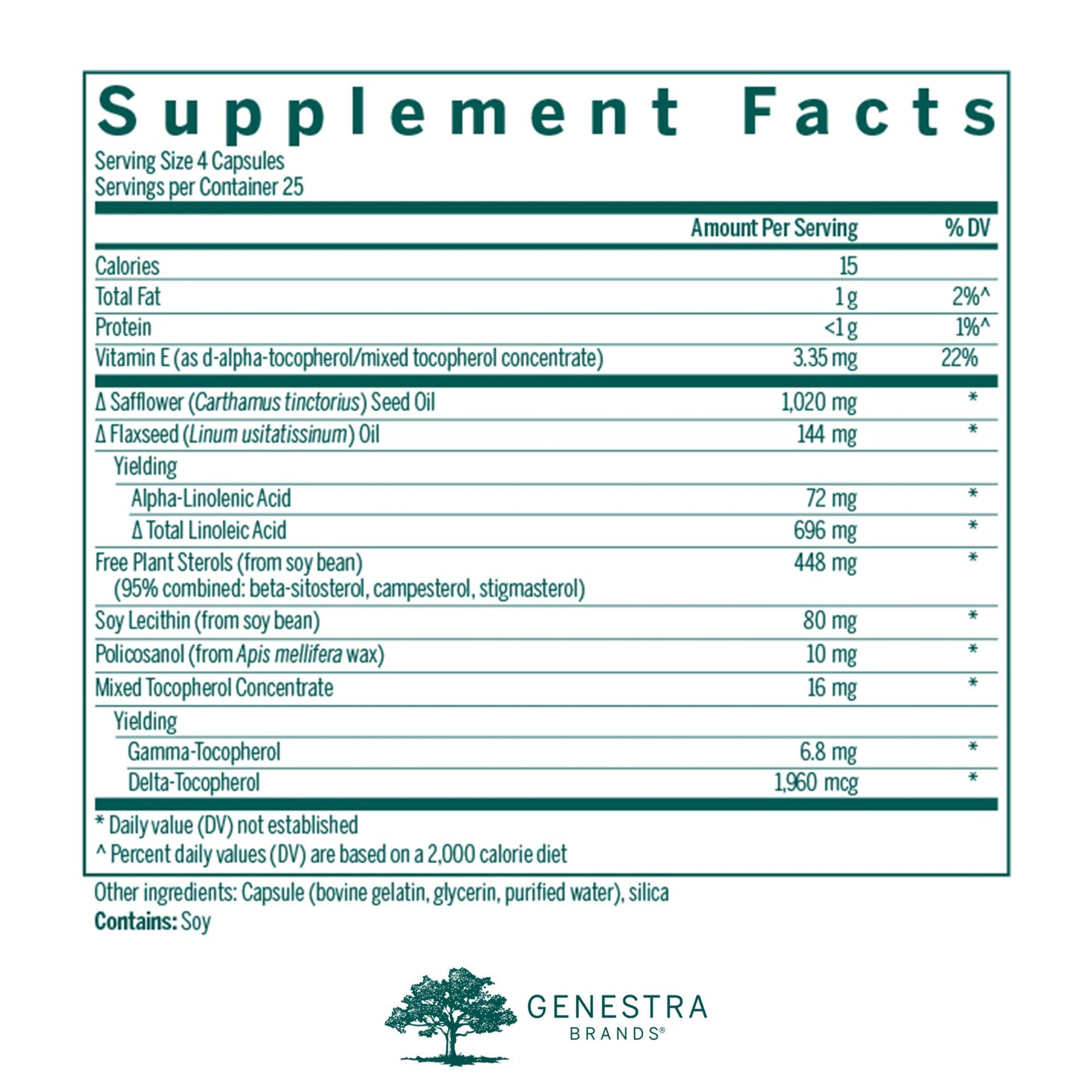 Genestra Brands Biotone EFA Essential Fatty Acid Supplement Capsules 100 Capsules
