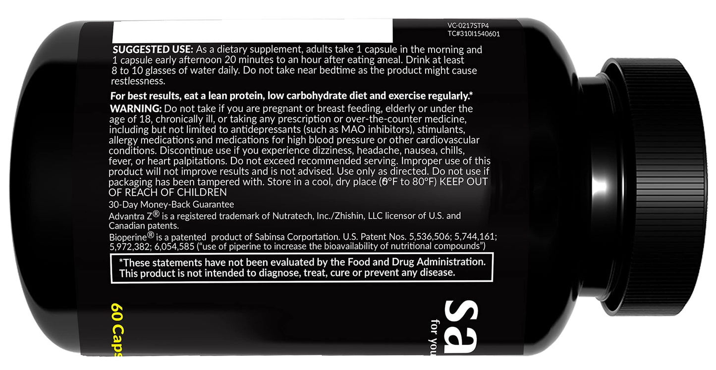 Saba TrimPro Thermogenic Fat Burner Capsule 60 Count