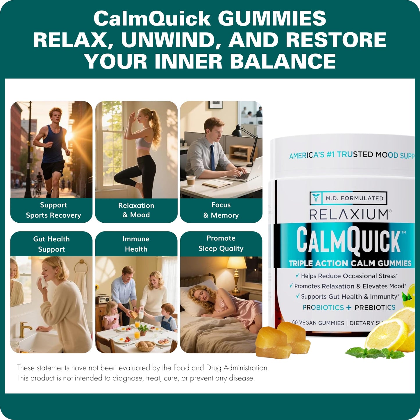 Relaxium Calm Gummies 60 Count