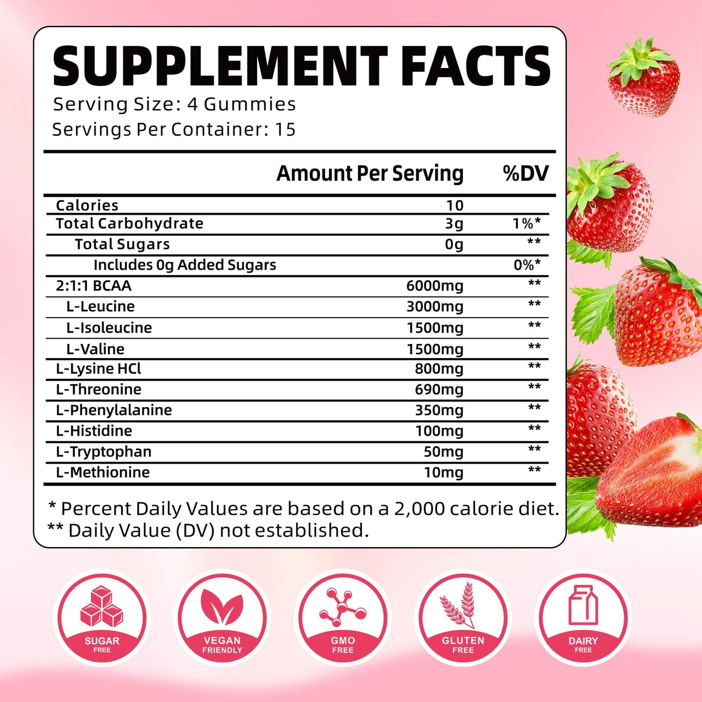 YUULAI EAA Gummies Gummy 60 Count