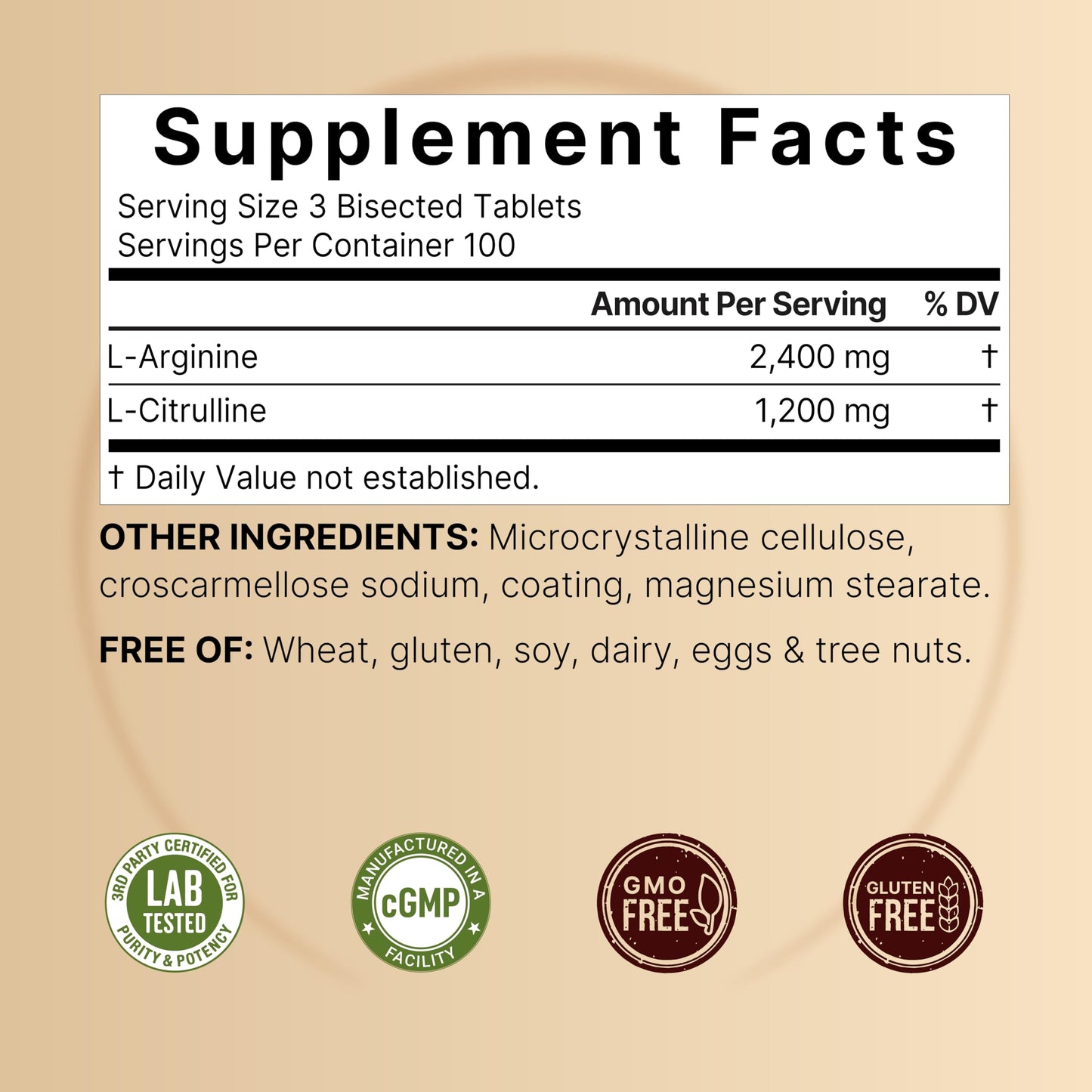 NatureBell Nitric Oxide Supplement for Men & Women – Pre-Workout Formula with L-Arginine & L-Citrulline Tablet 300 Count