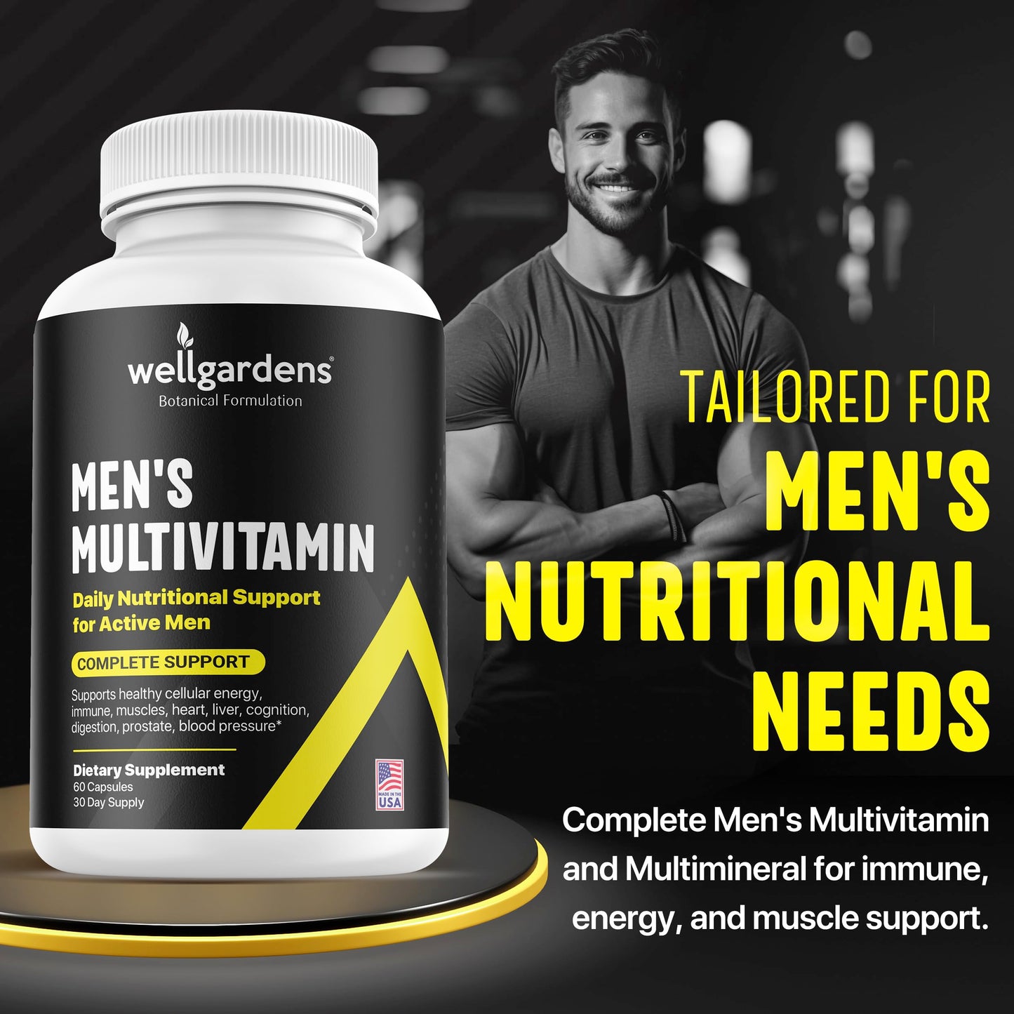Wellgardens Multivitamin for Men Capsule 60 Count