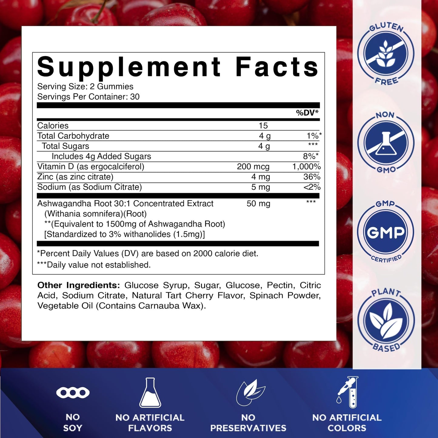 Vitamatic Ashwagandha Gummies 60 Gummies