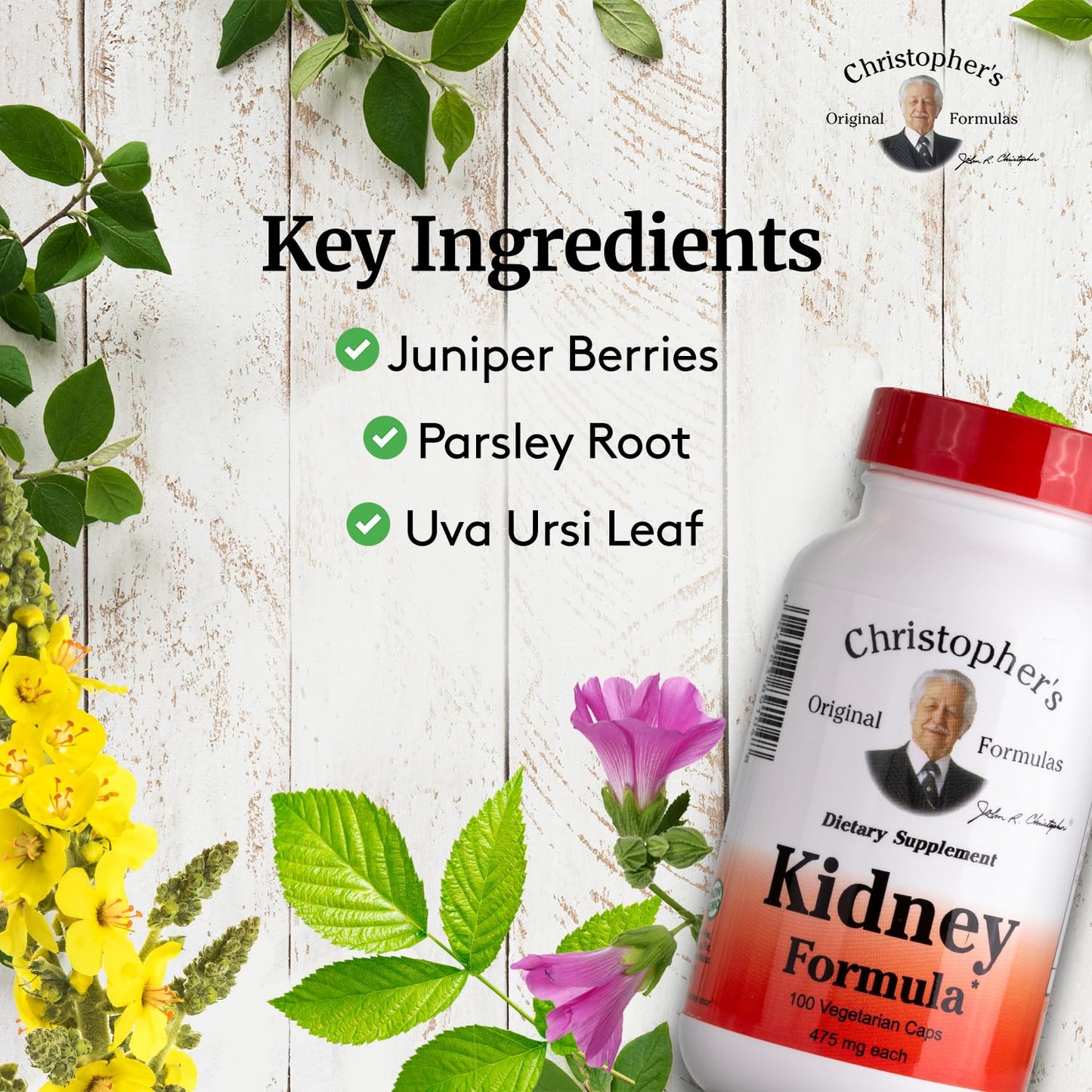 Christopher's Original Formulas Kidney Formula Capsule, 100 Capsules
