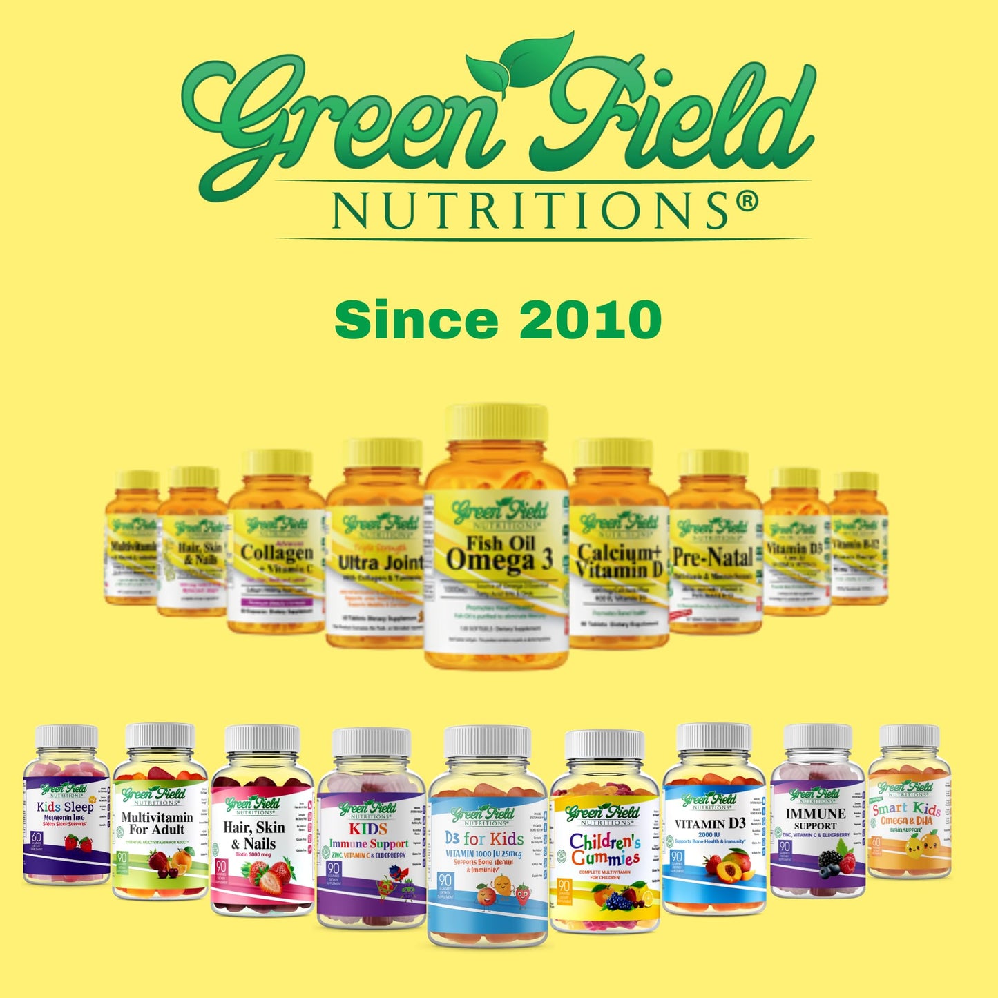GREEN FIELD NUTRITIONS Halal Prenatal Gummies with DHA and Folic Acid - Essential Prenatal Pregnancy Multivitamin, 60 Count