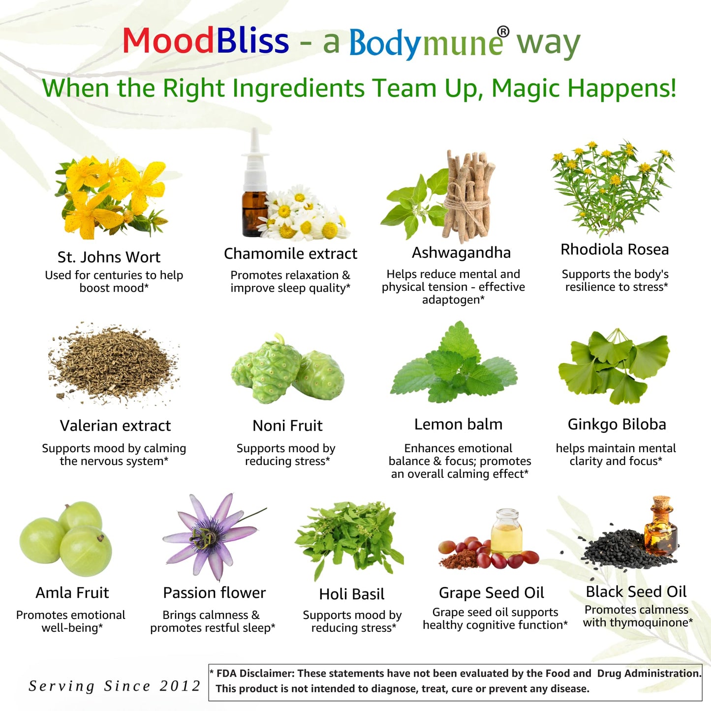 Bodymune Organic MoodBliss Caplets 30