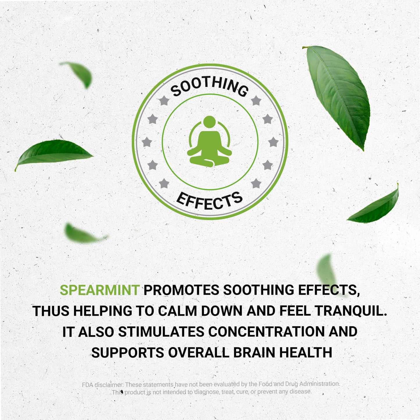 Secrets of the Tribe Spearmint 1000 mg Capsules, Women's Hormone Support, 60 Capsules