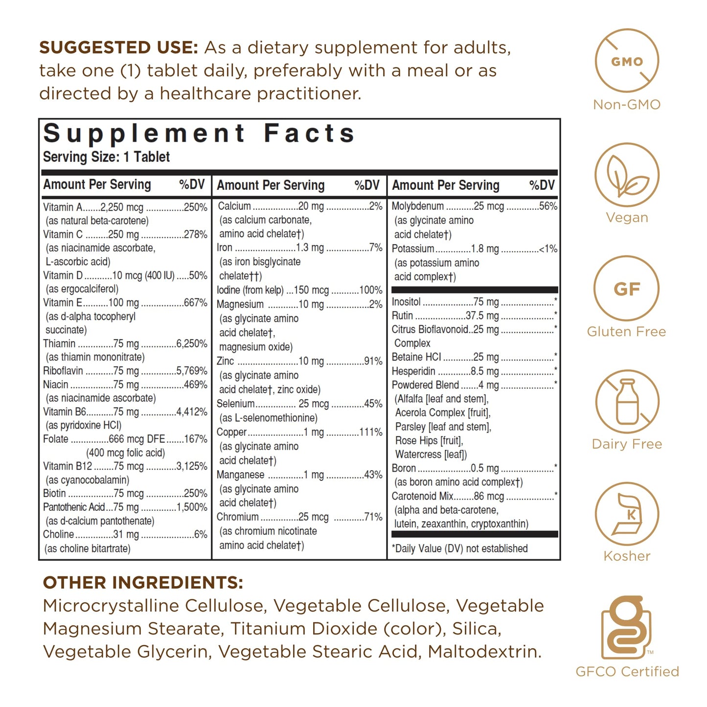 Solgar Formula VM-75 Tablets 60