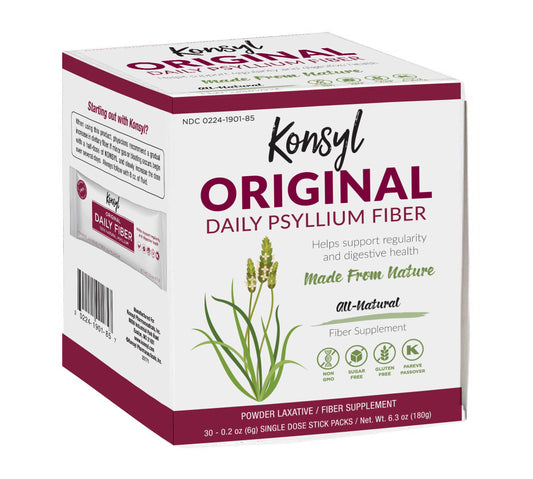Konsyl Original Formula Daily Fiber Psyllium Husk Powder, 6.3 oz